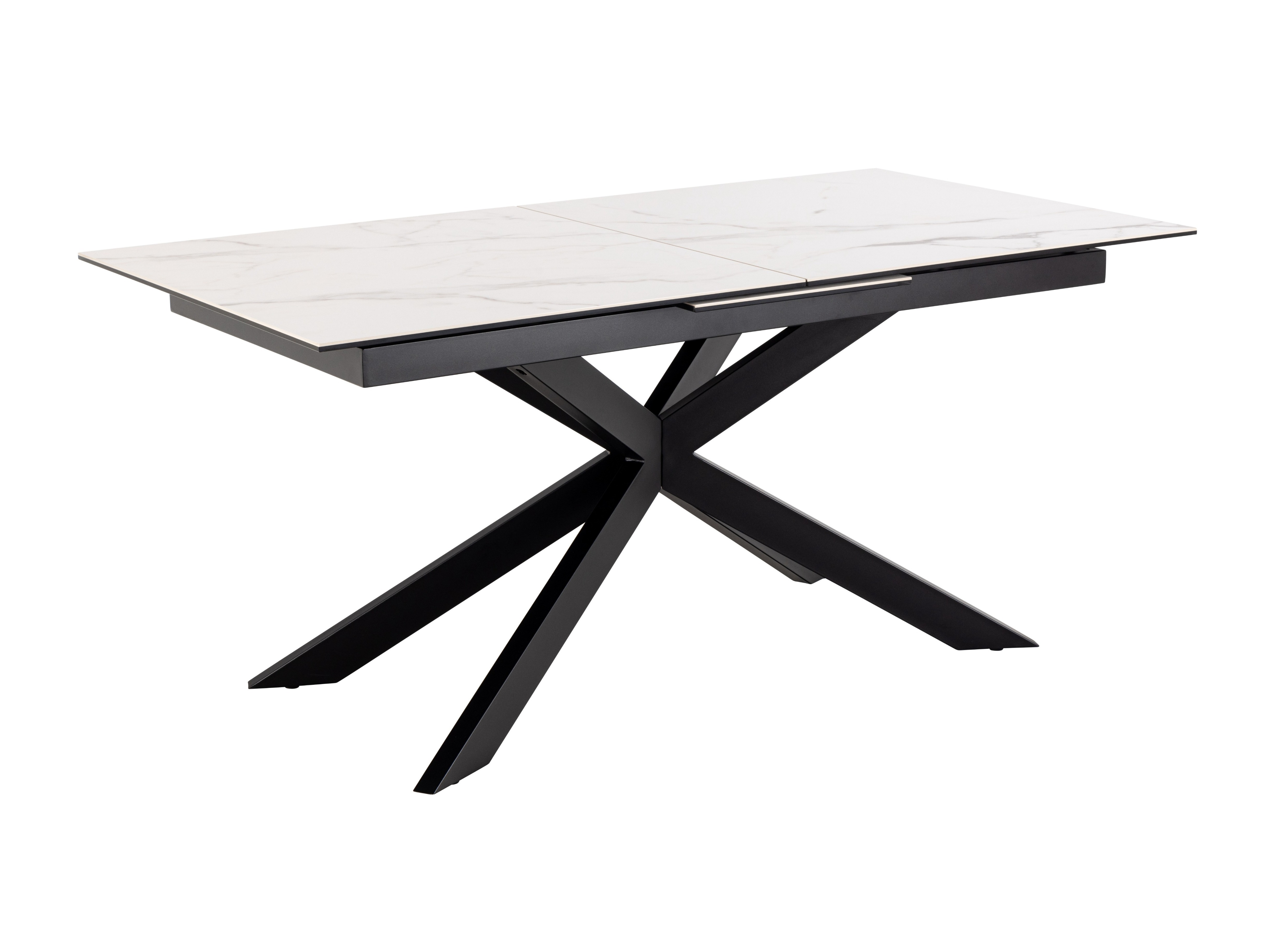 Table Norsica 685 (White marble + Black)