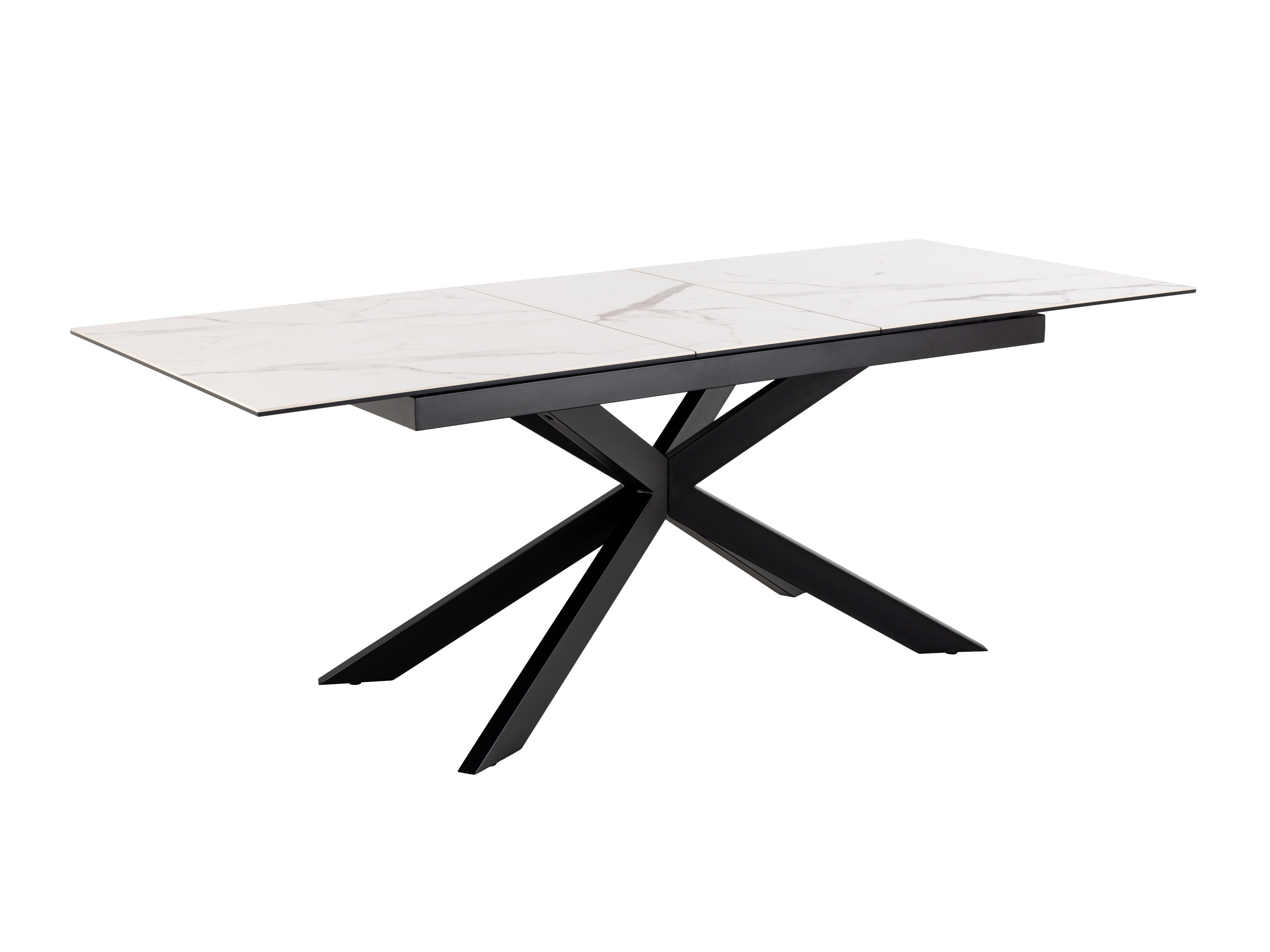 Table Norsica 685 (White marble + Black)