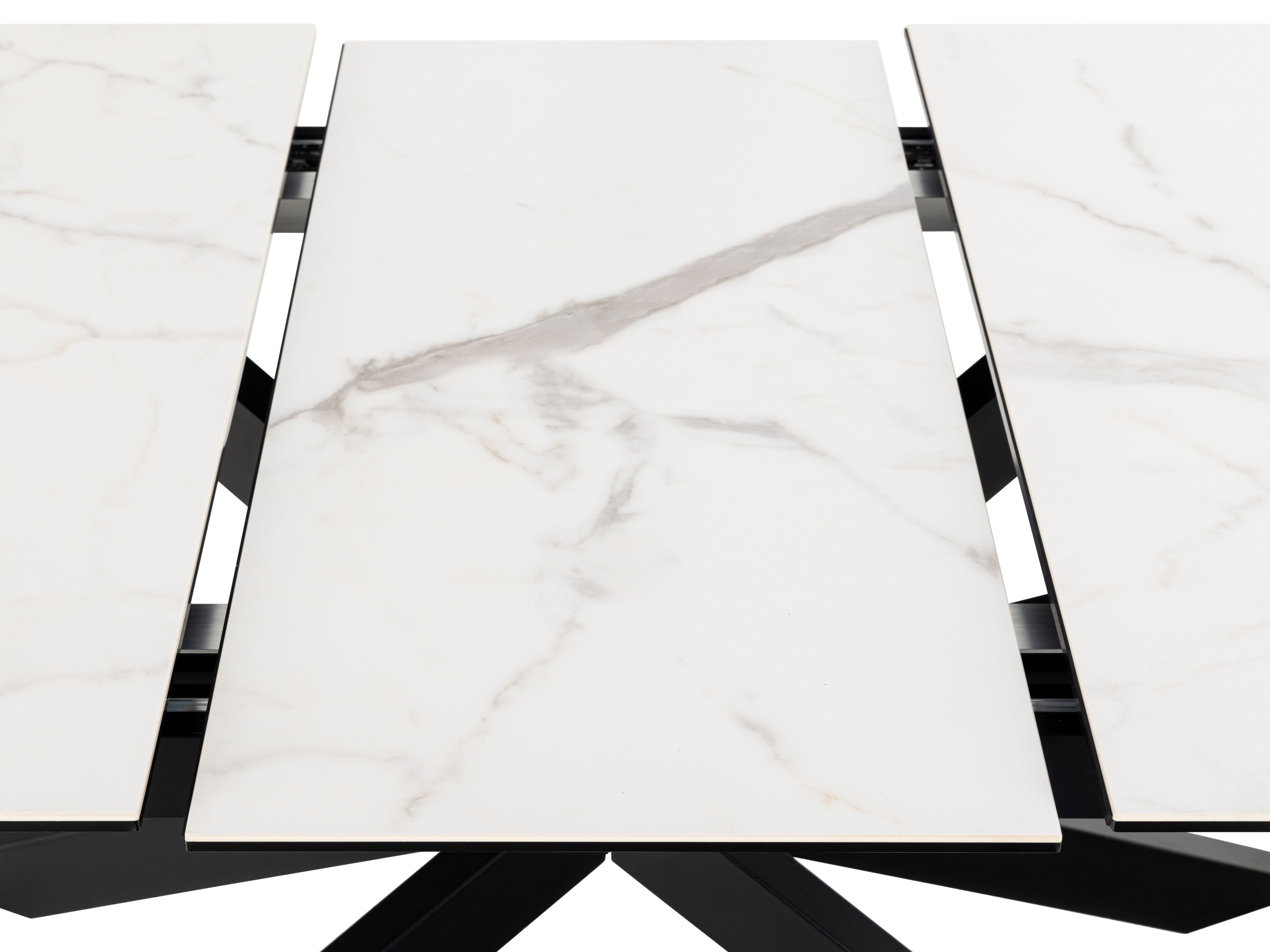 Table Norsica 685 (White marble + Black)