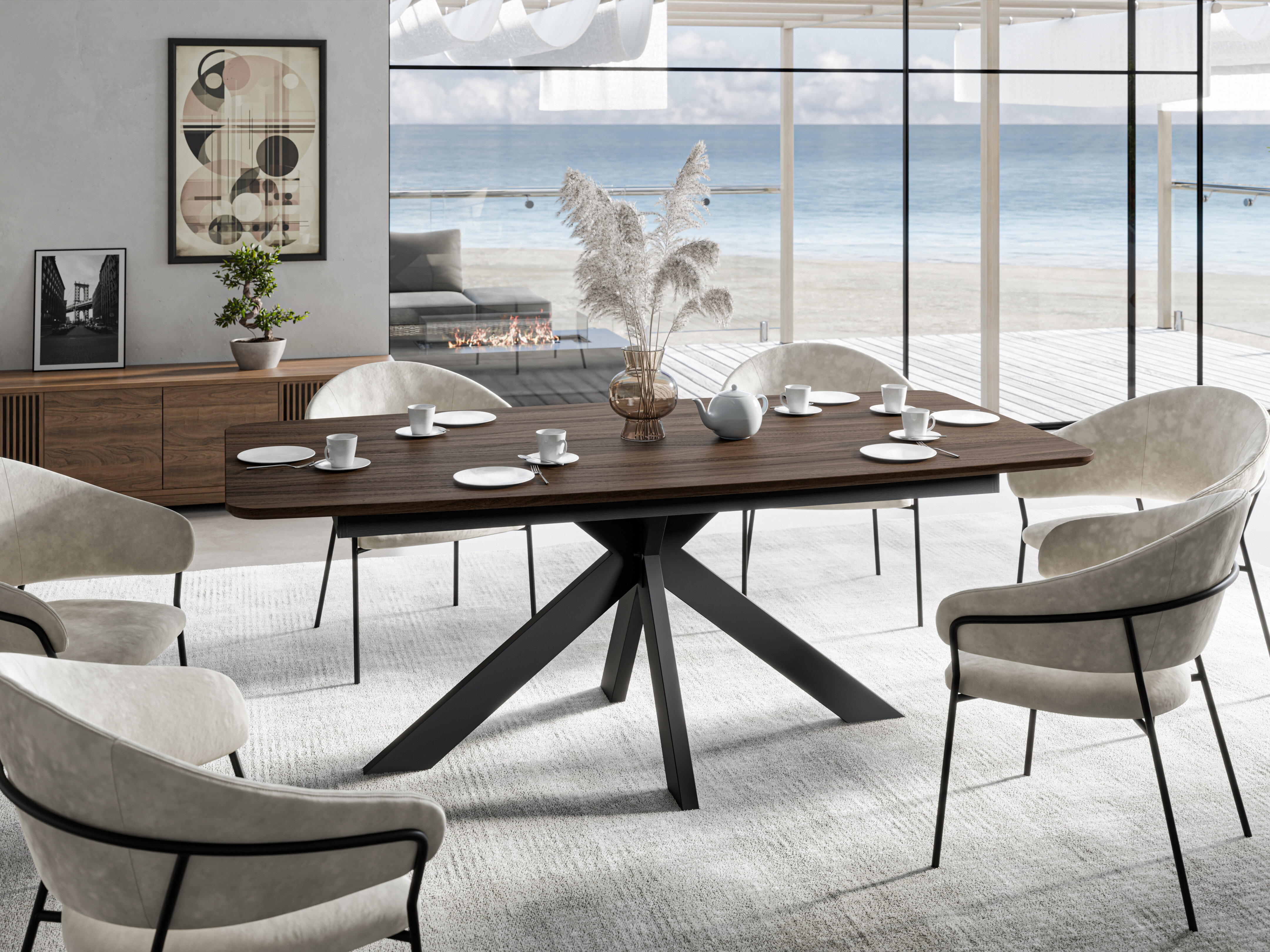 Table Ogden 175 (Walnut)