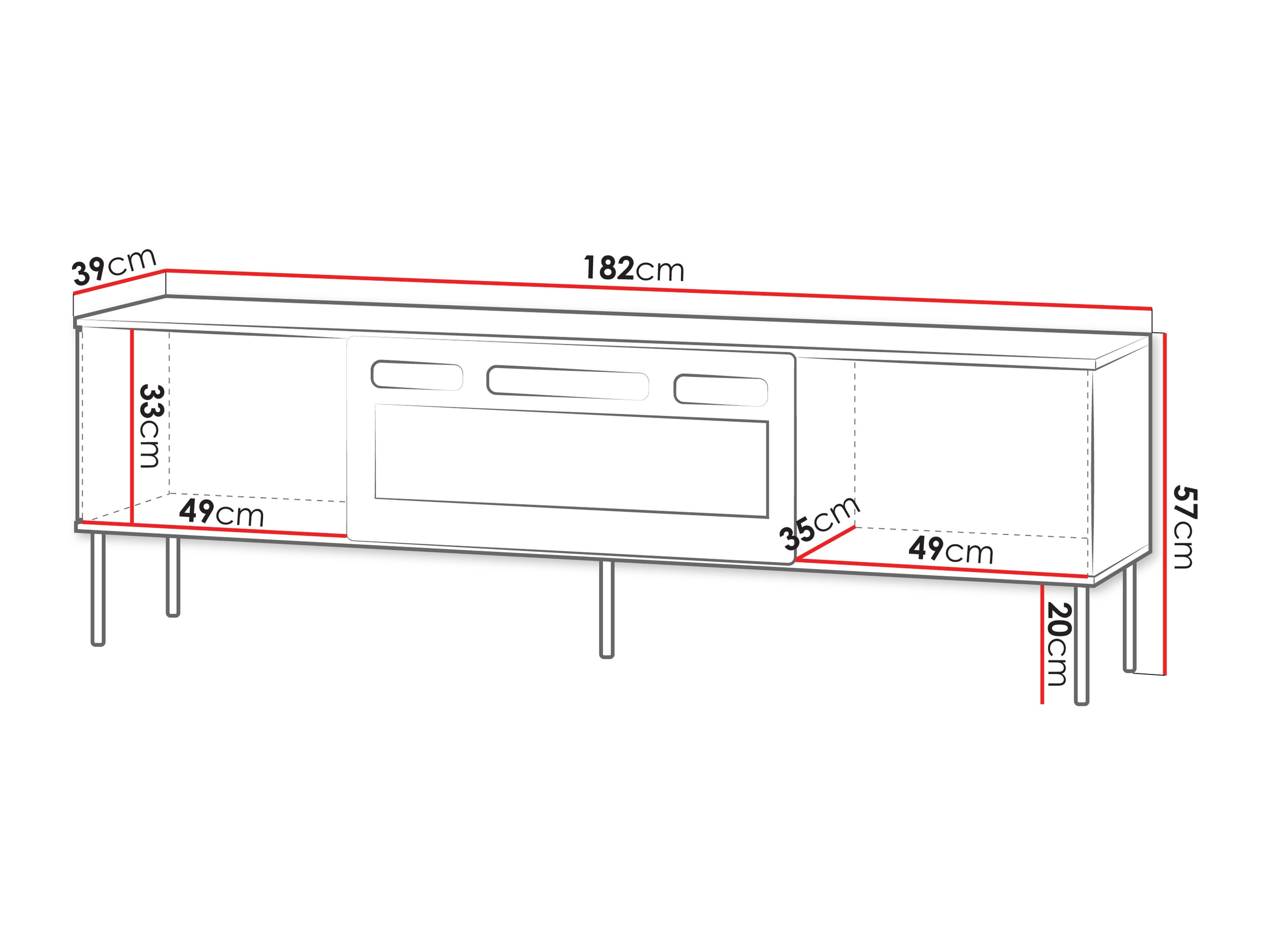 TV stand Silves I