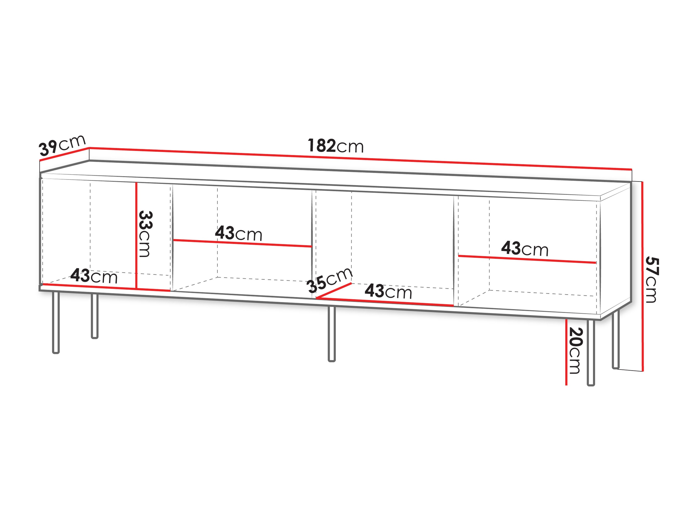 TV stand Silves