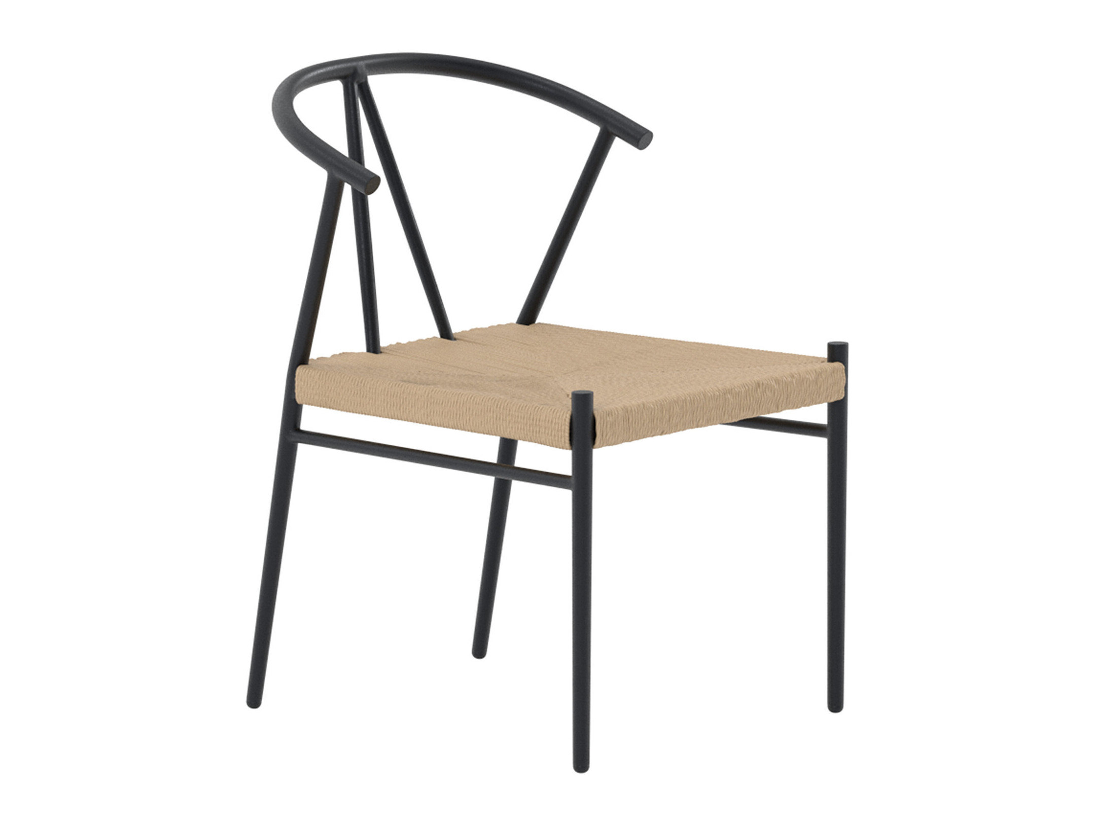 Table and chairs set Dallas 5326 (Black)