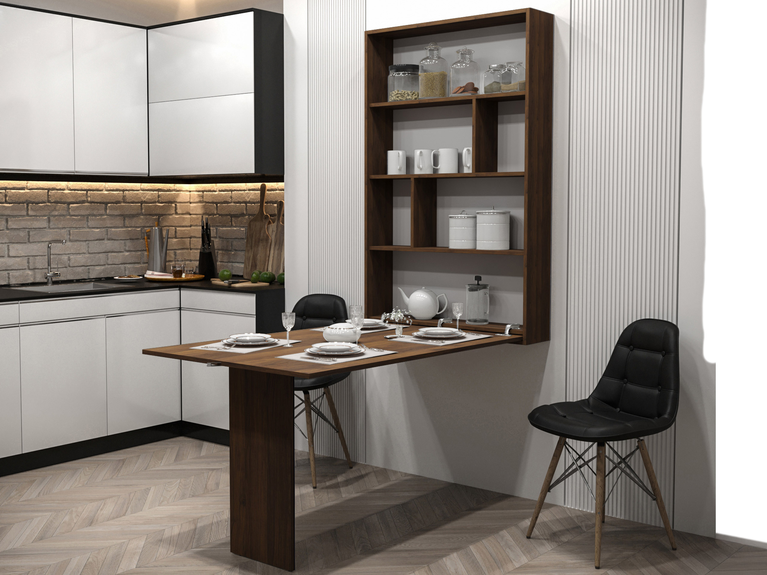 Folding table Pinis III (Walnut)