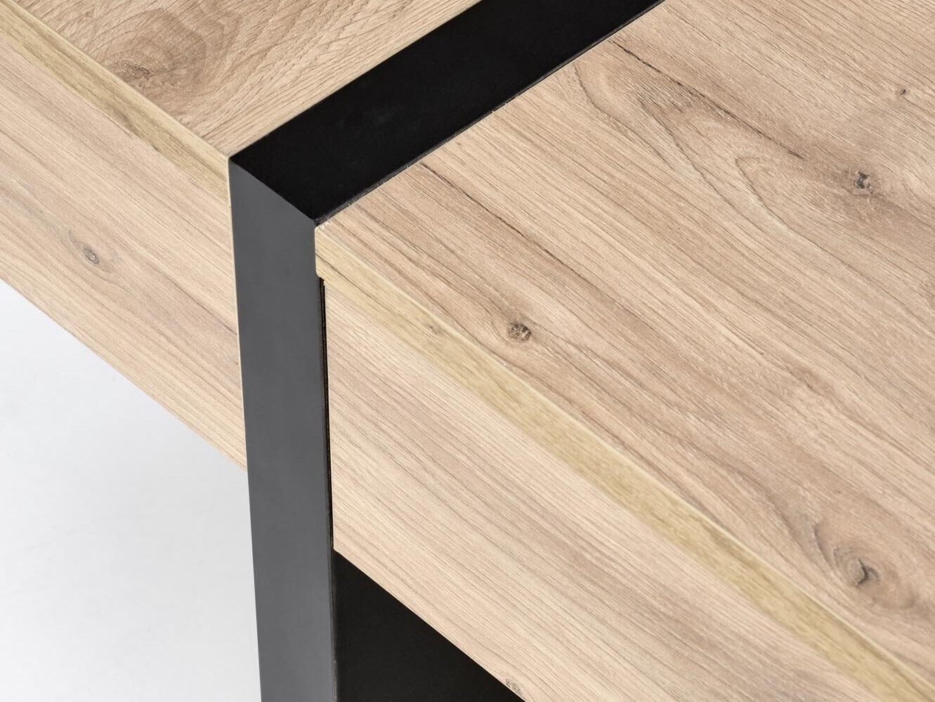 Coffee table Houston 1698 (Craft oak + Black)