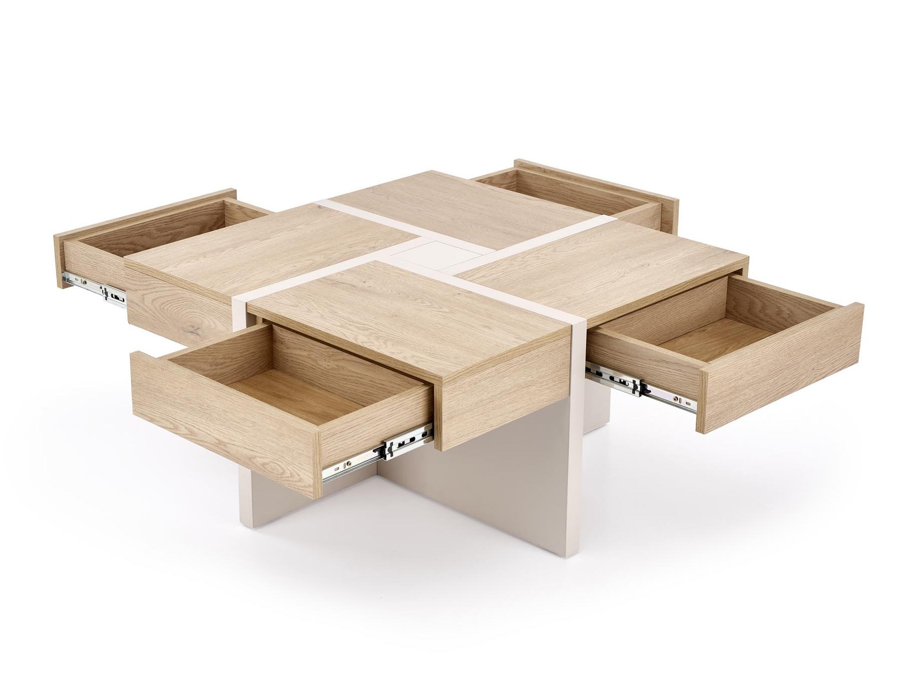 Coffee table Houston 1698 (Cremona oak + Cashmere)