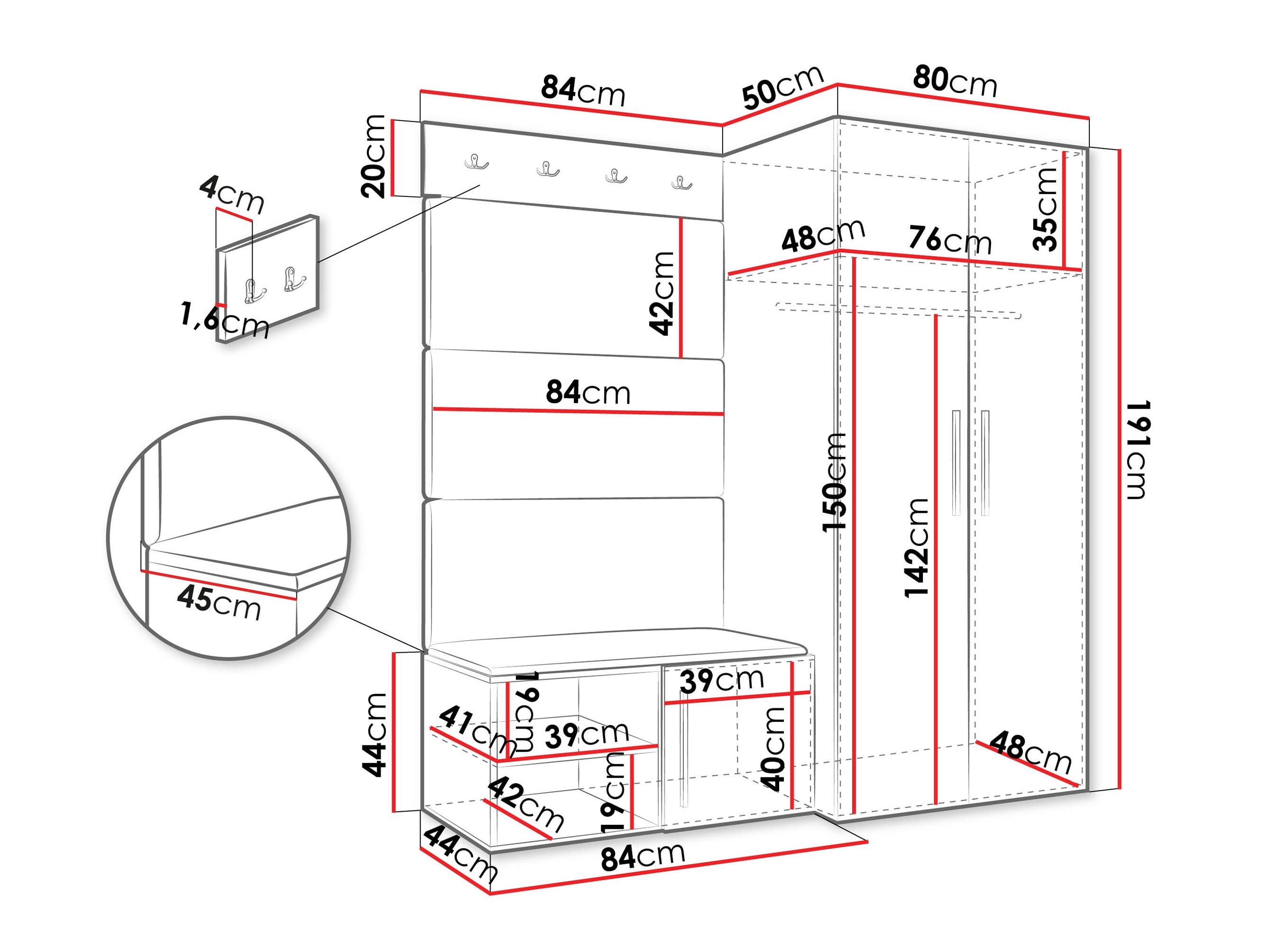 Hallway set Nitos I (Polo 897)