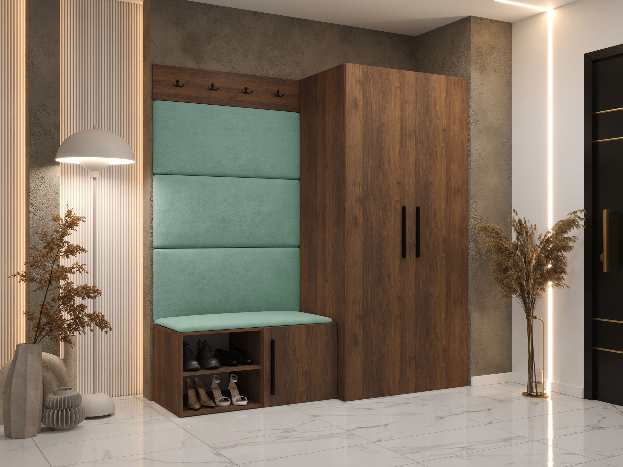 Hallway set Nitos I (Walnut)