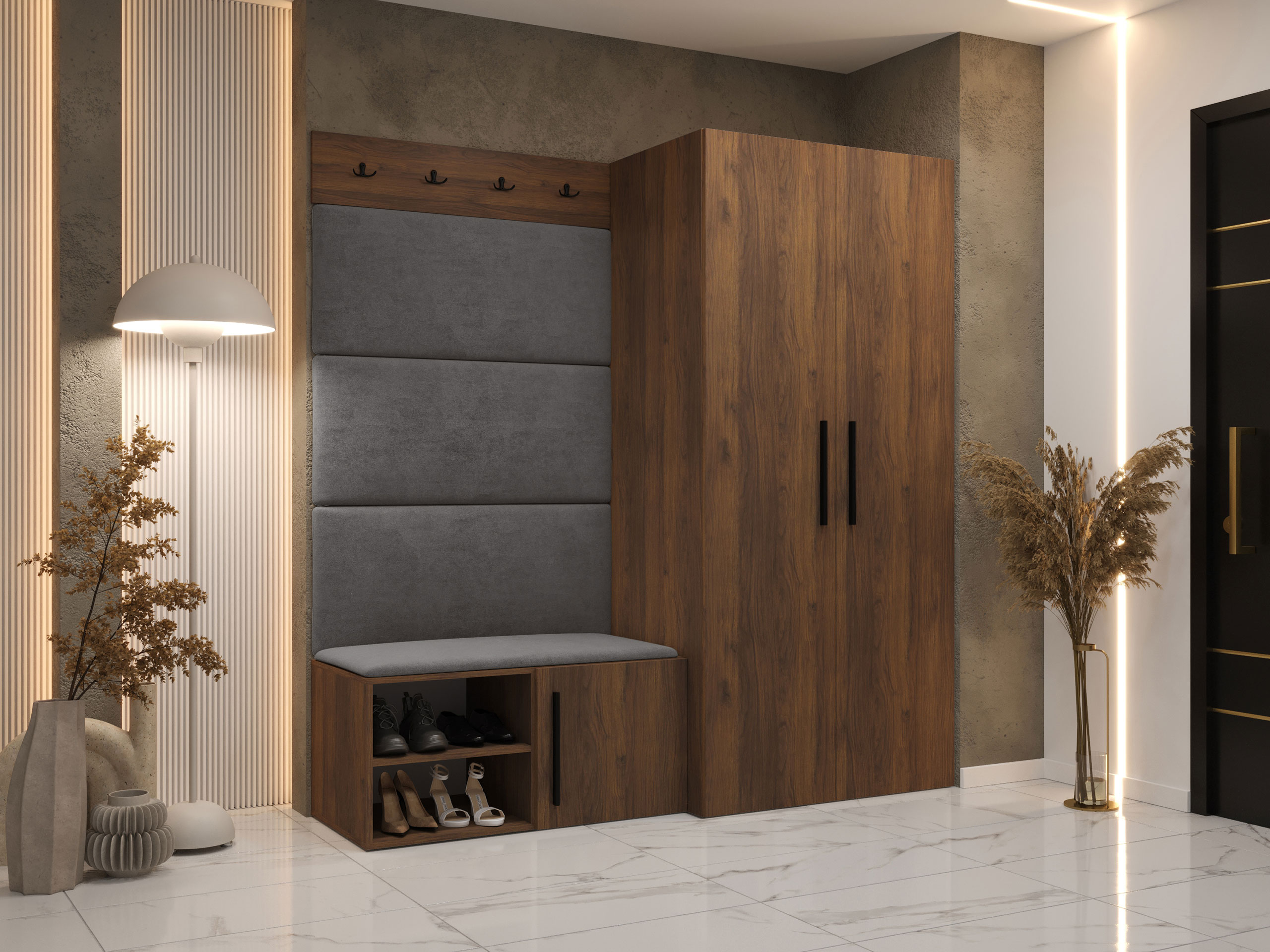 Hallway set Nitos I (Walnut)