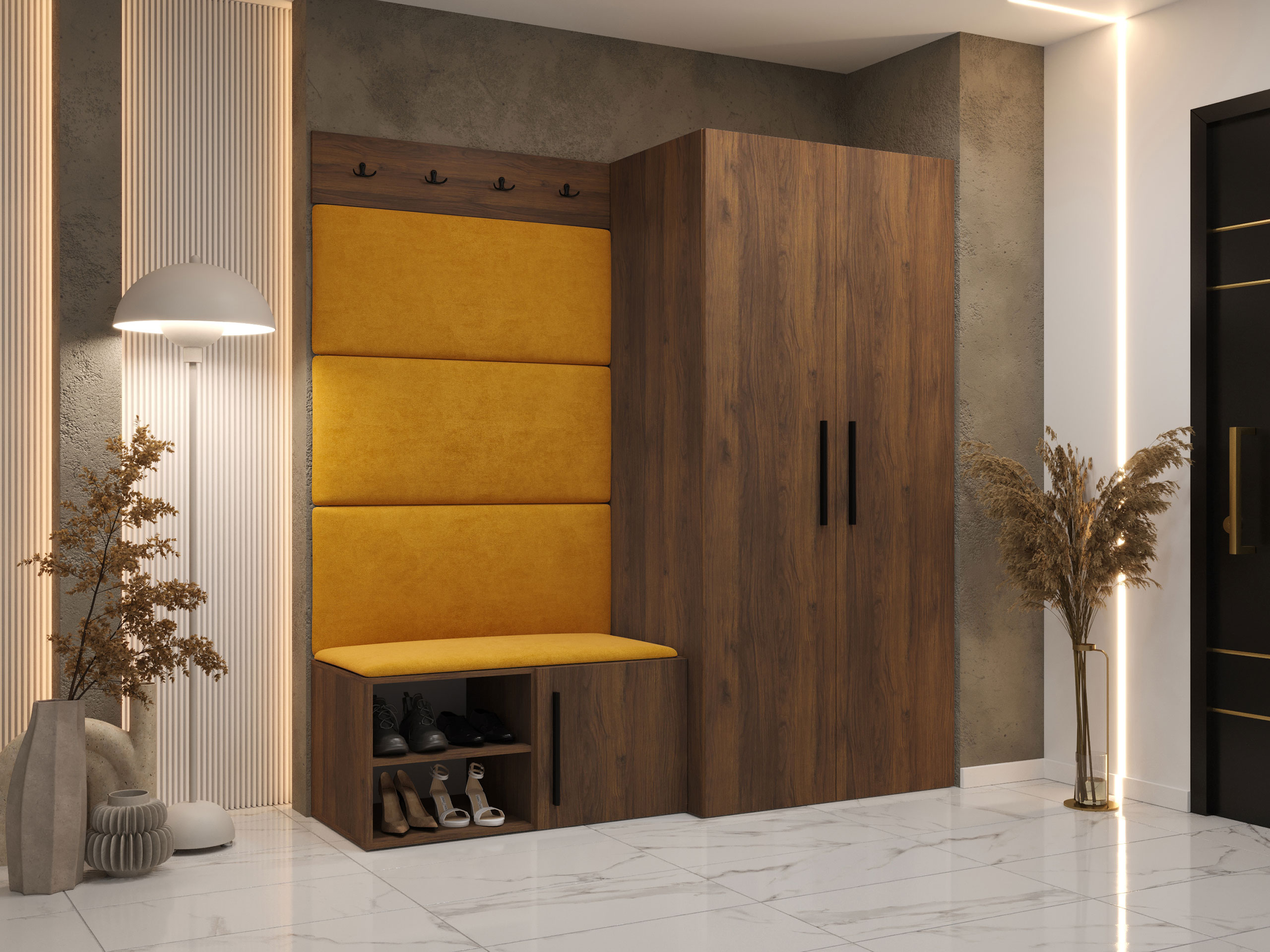 Hallway set Nitos I (Walnut)