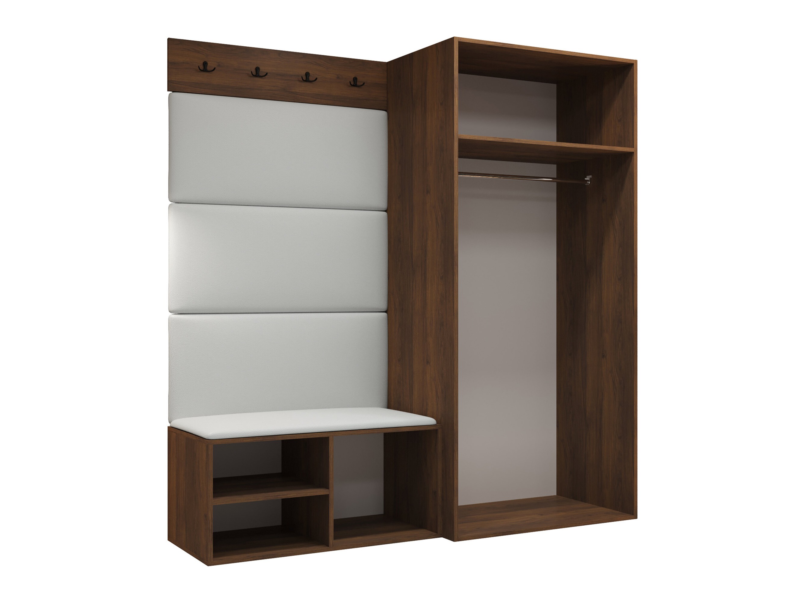Hallway set Nitos I (Walnut)