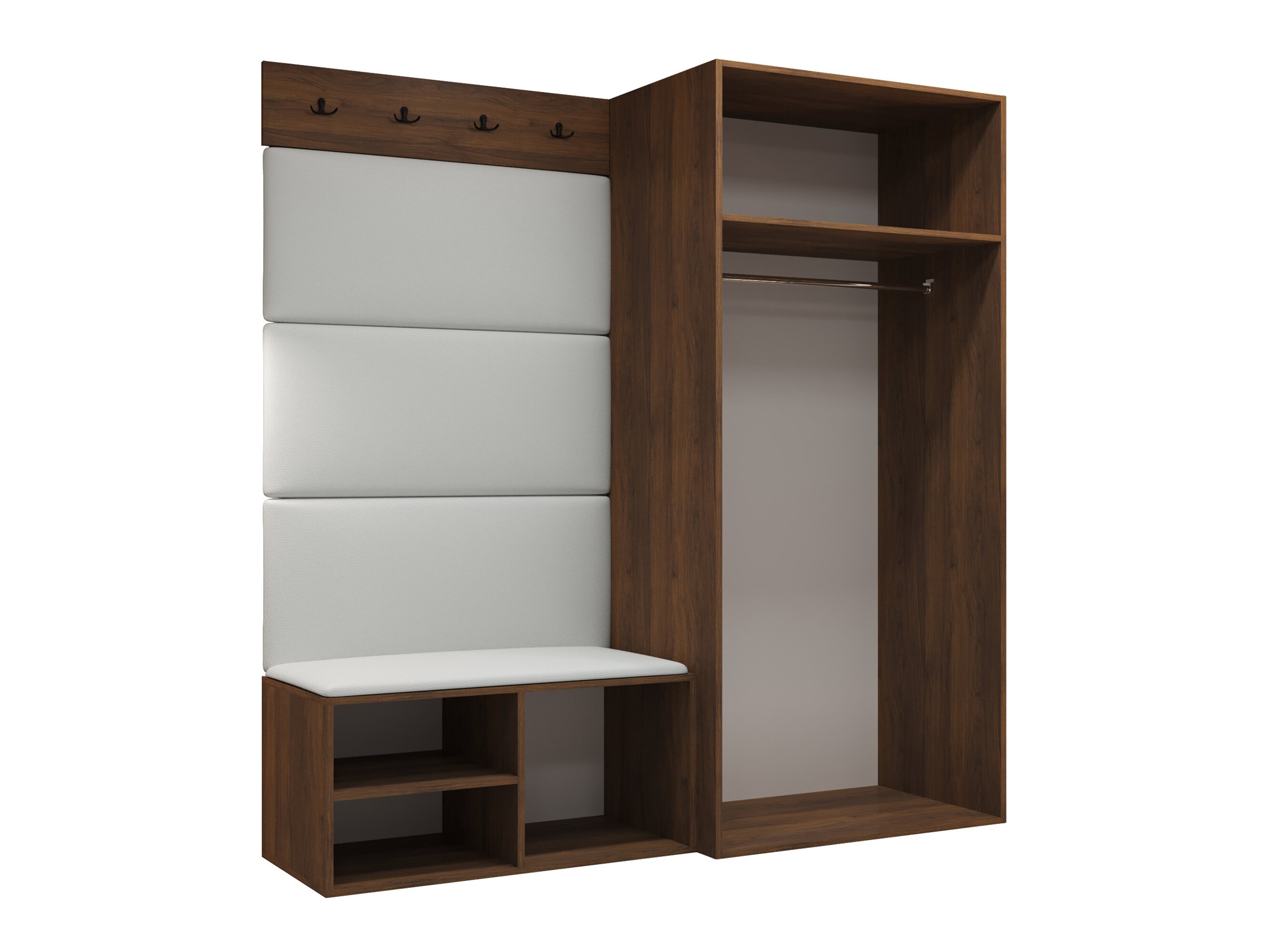 Hallway set Nitos I (Walnut)