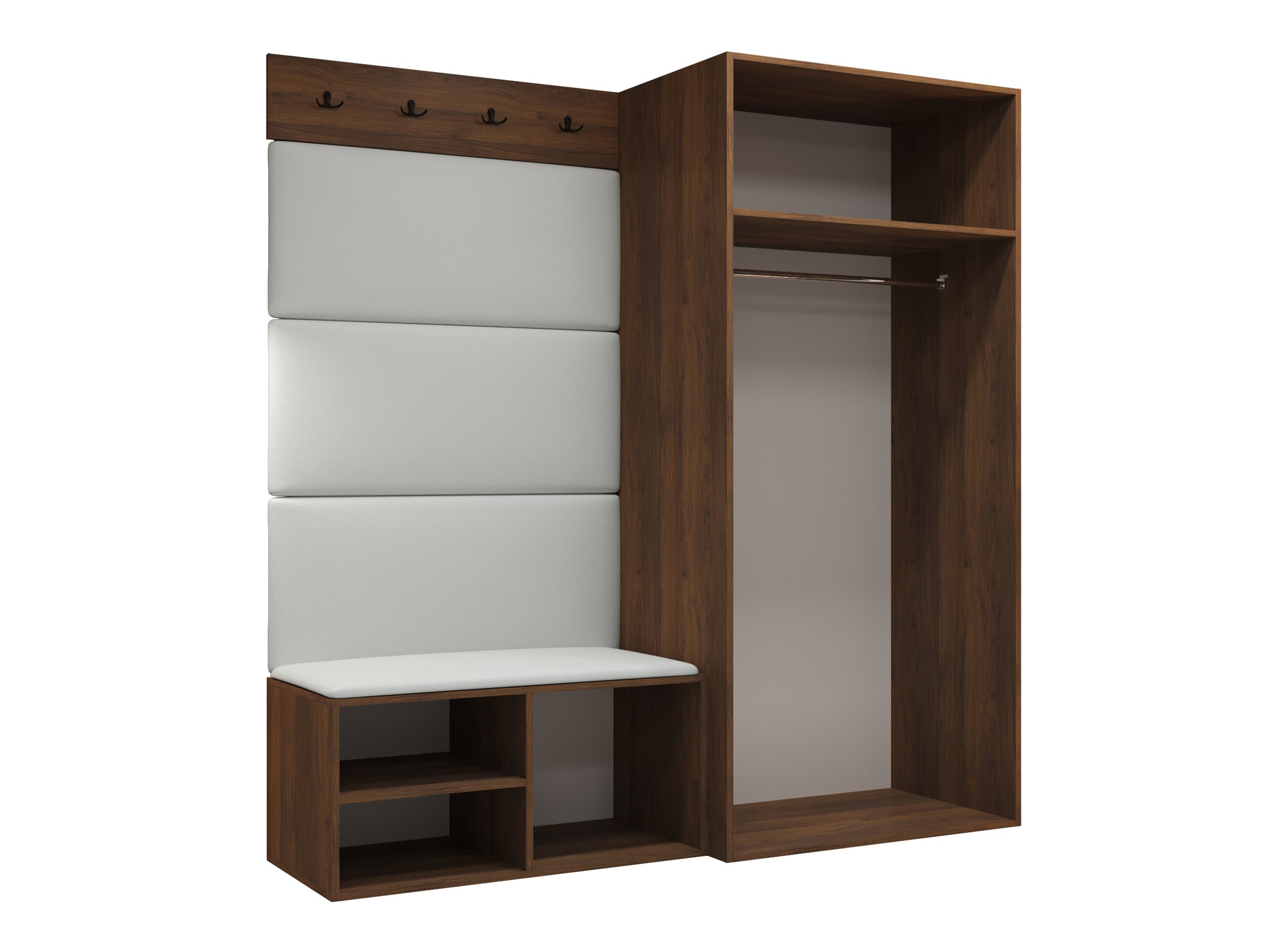 Hallway set Nitos I (Walnut)