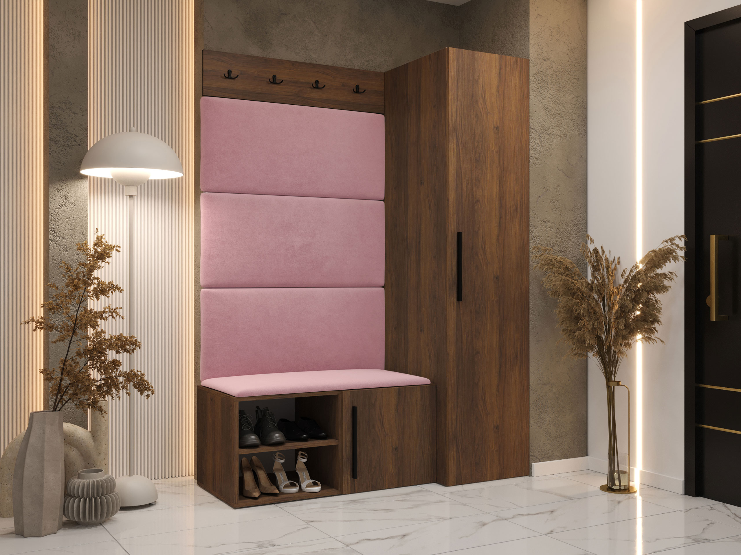 Hallway set Nitos II (Walnut)