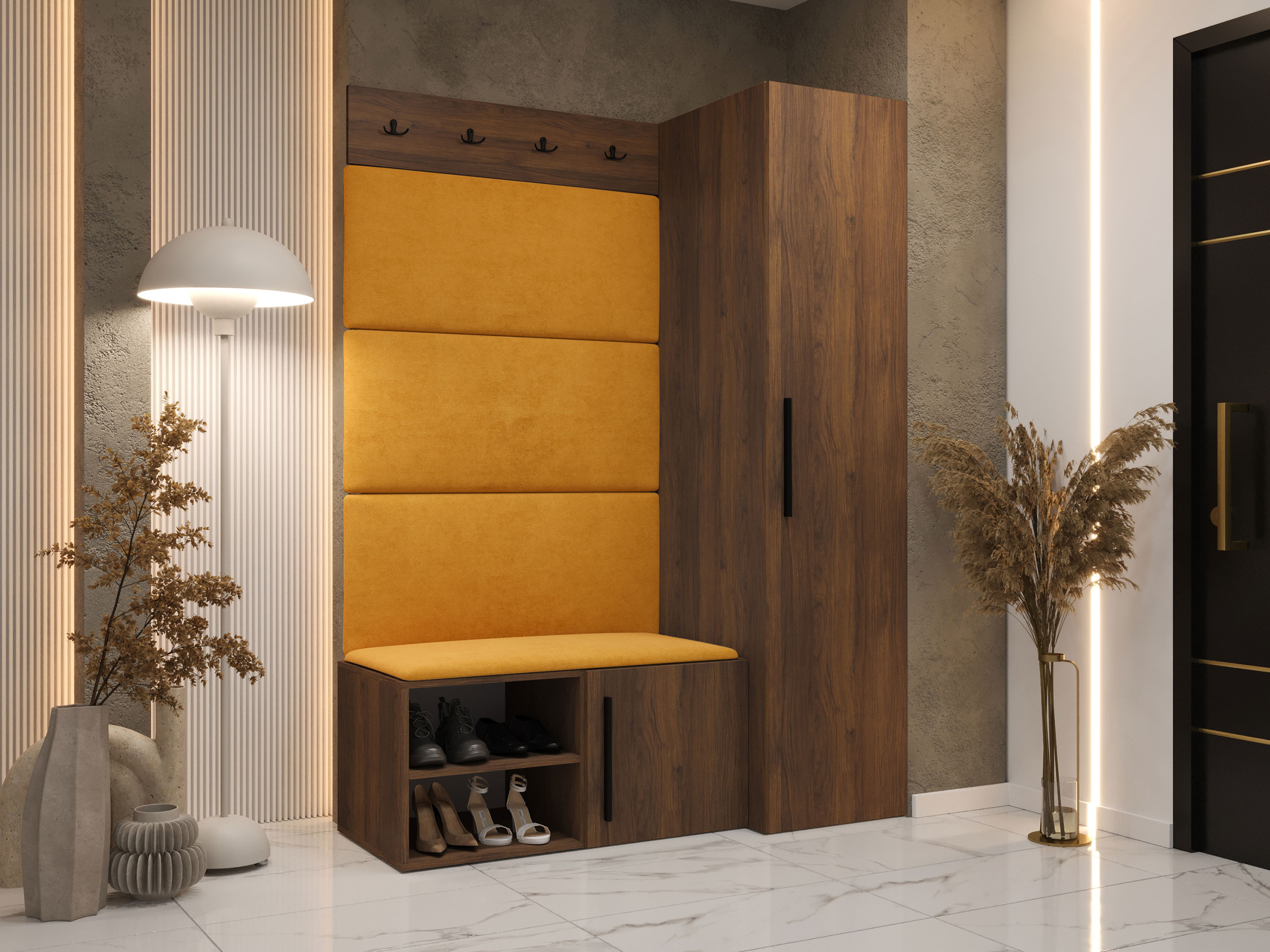 Hallway set Nitos II (Walnut)