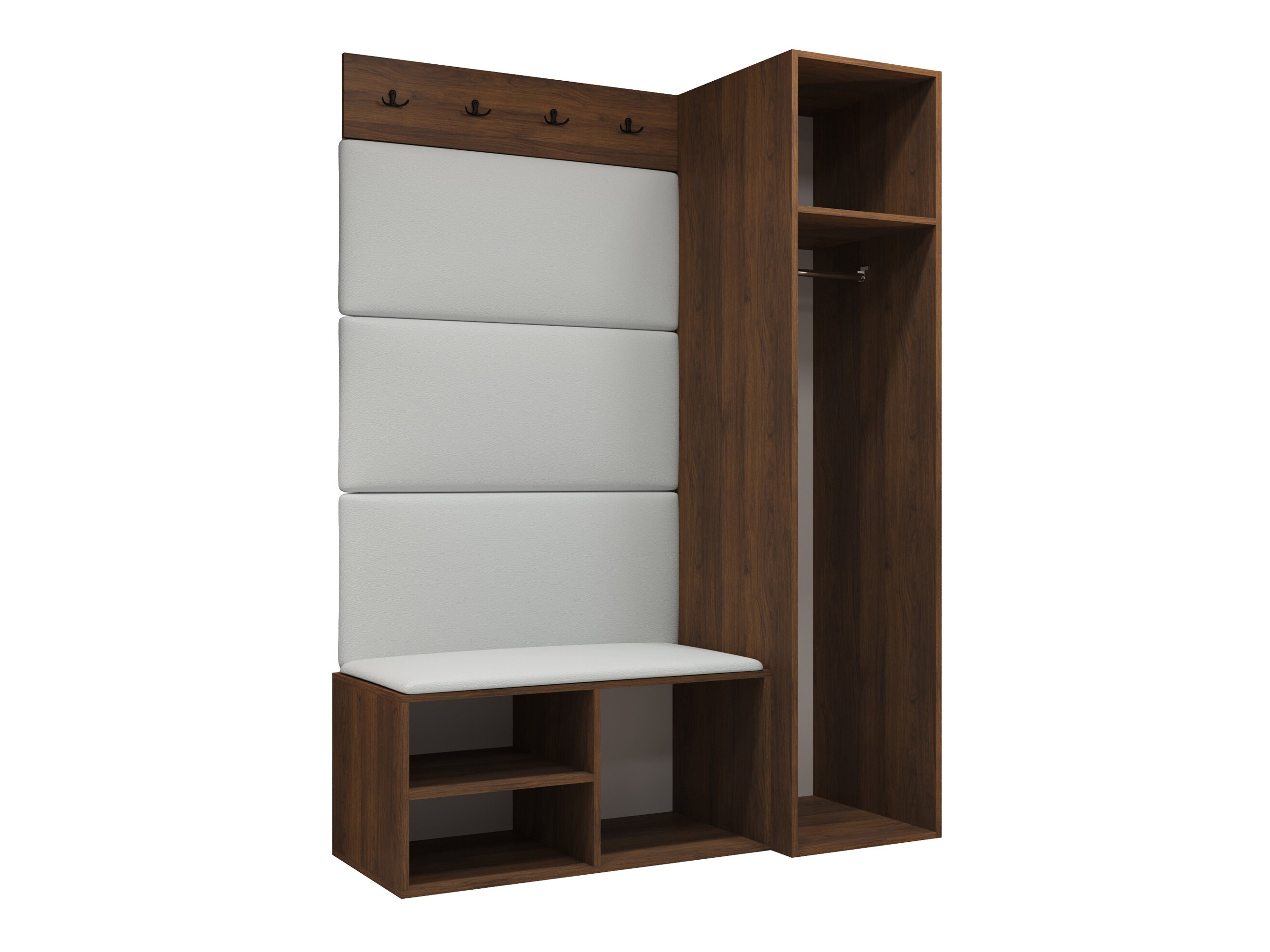 Hallway set Nitos II (Walnut)