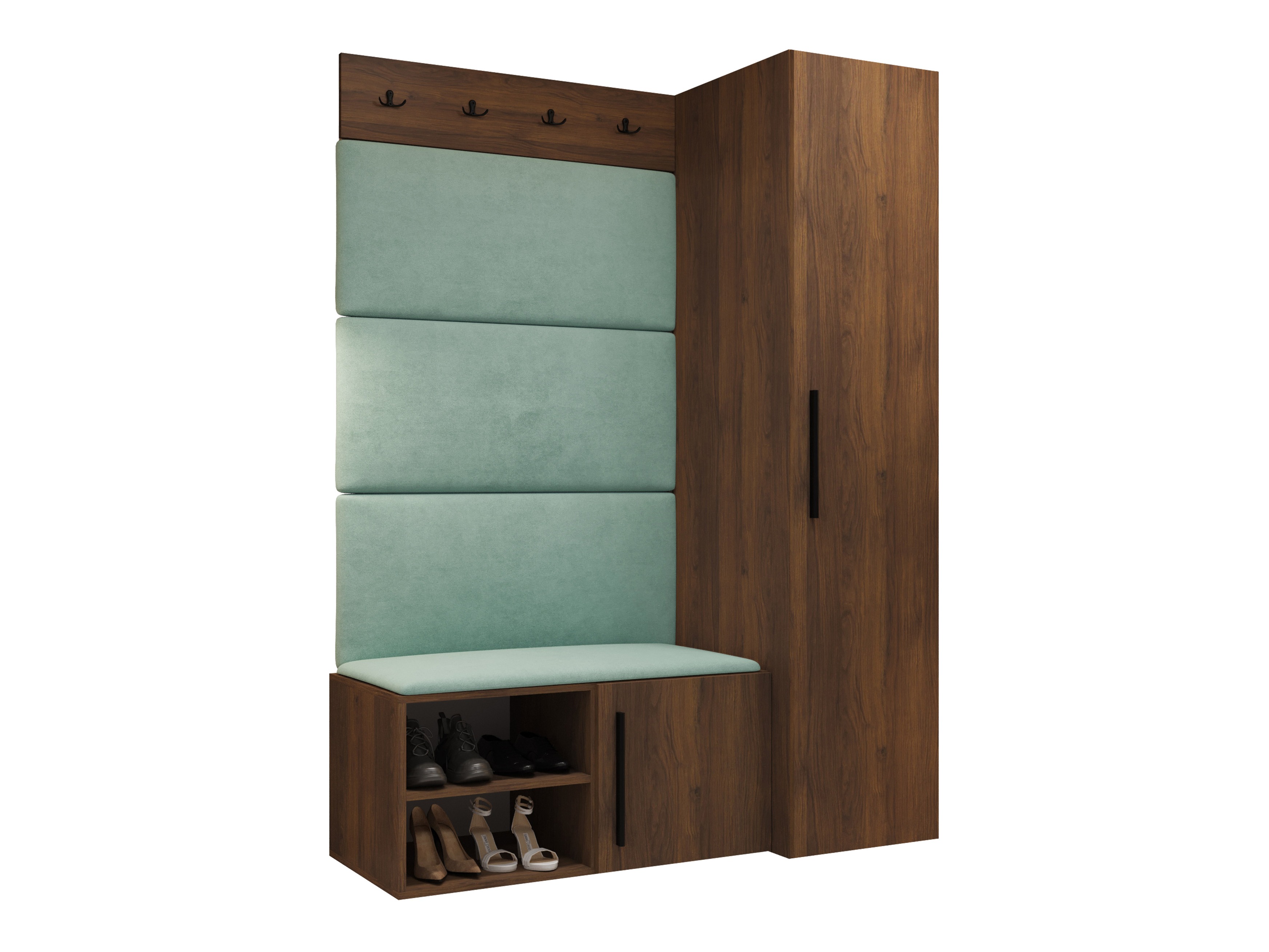 Hallway set Nitos II (Walnut)