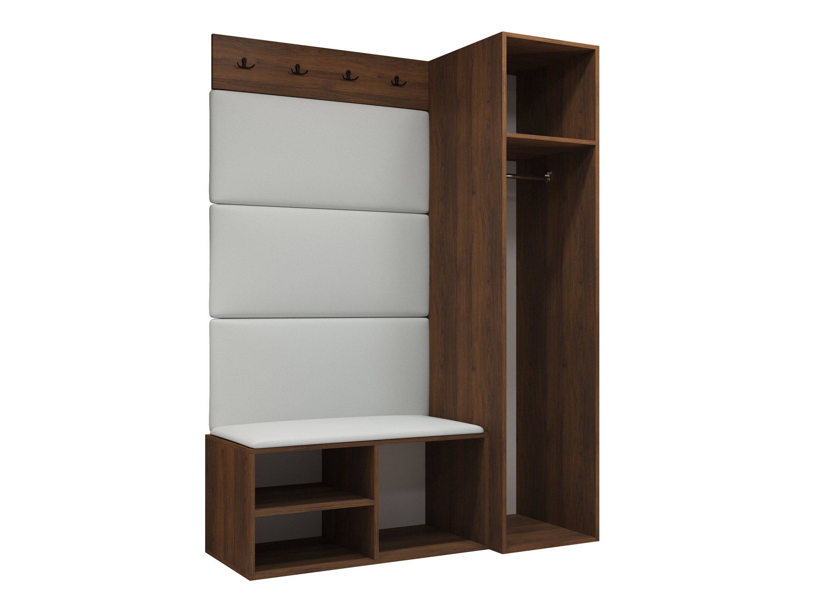 Hallway set Nitos II (Walnut)