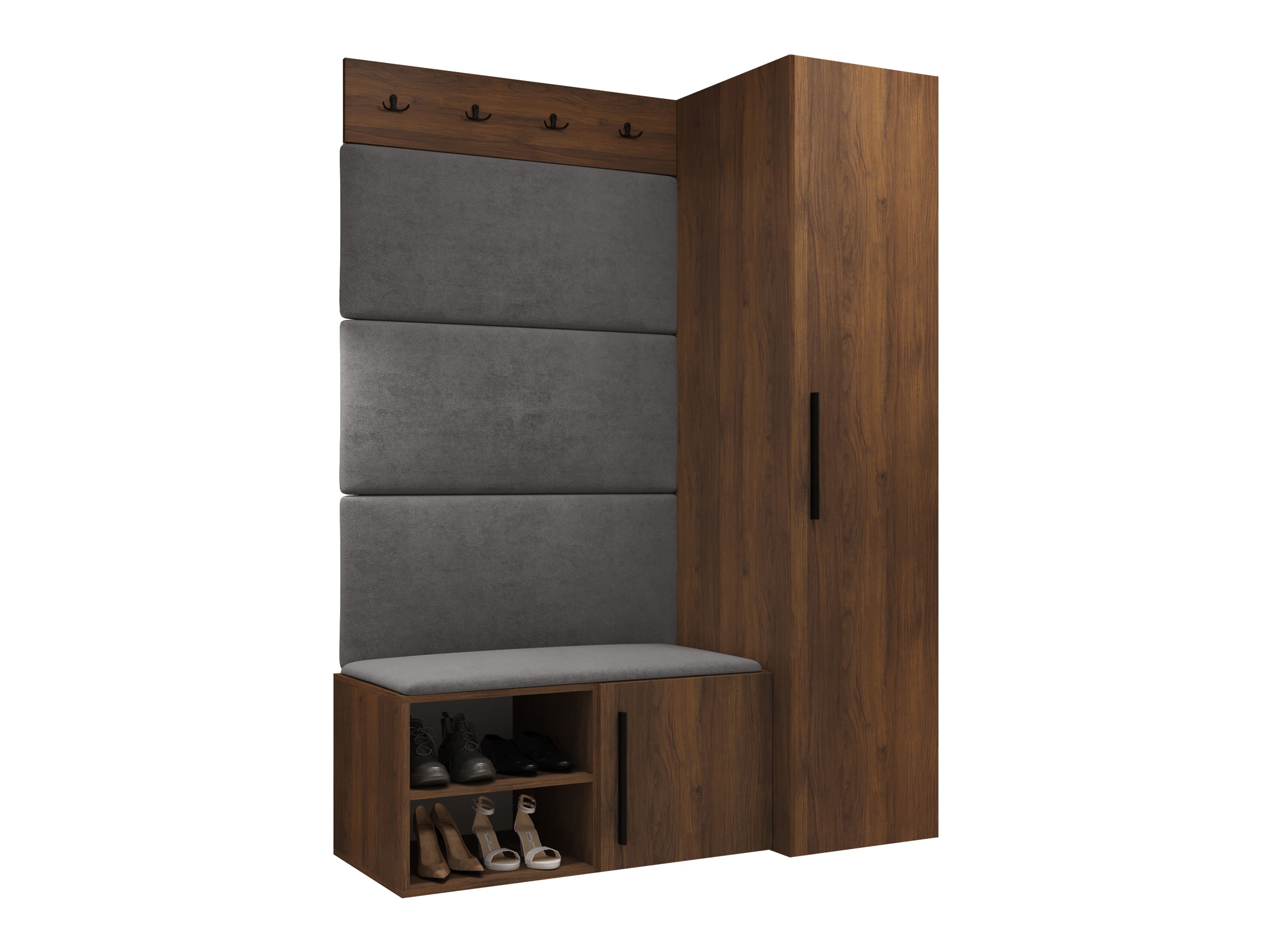 Hallway set Nitos II (Walnut)