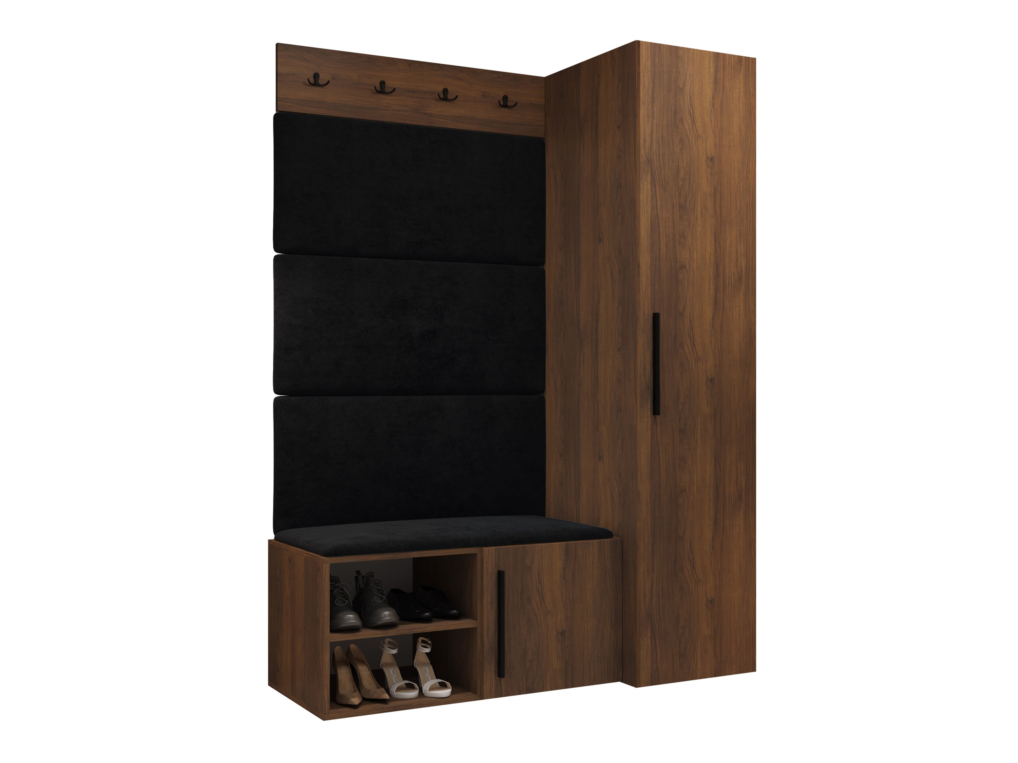 Hallway set Nitos II (Walnut)