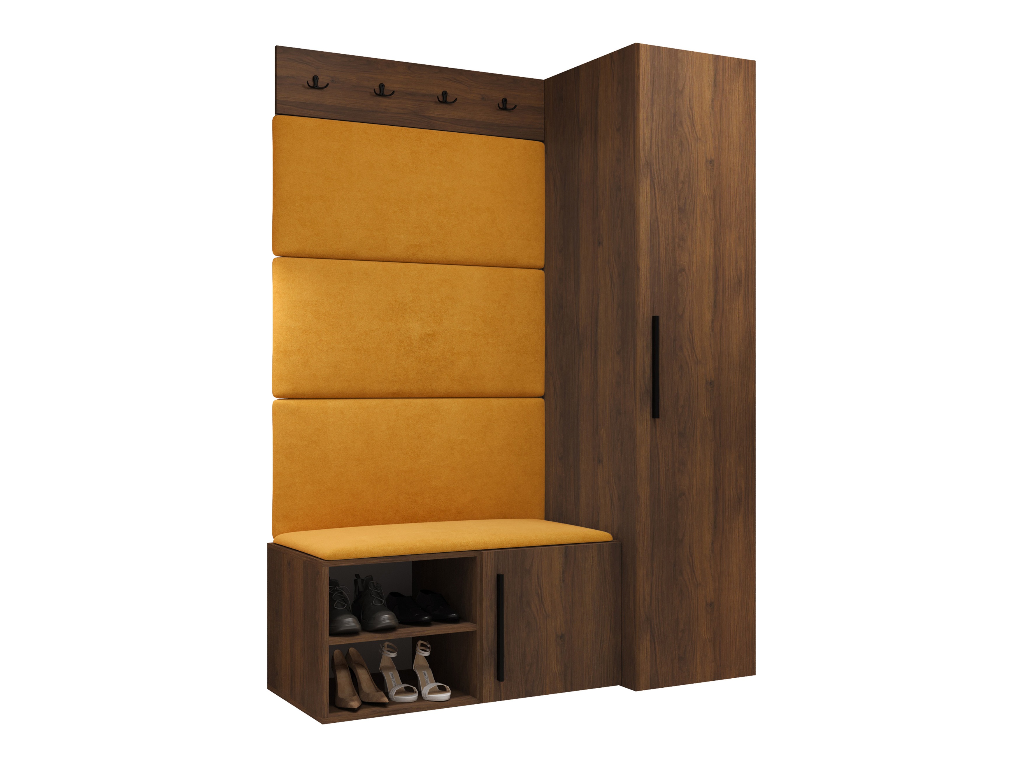 Hallway set Nitos II (Walnut)