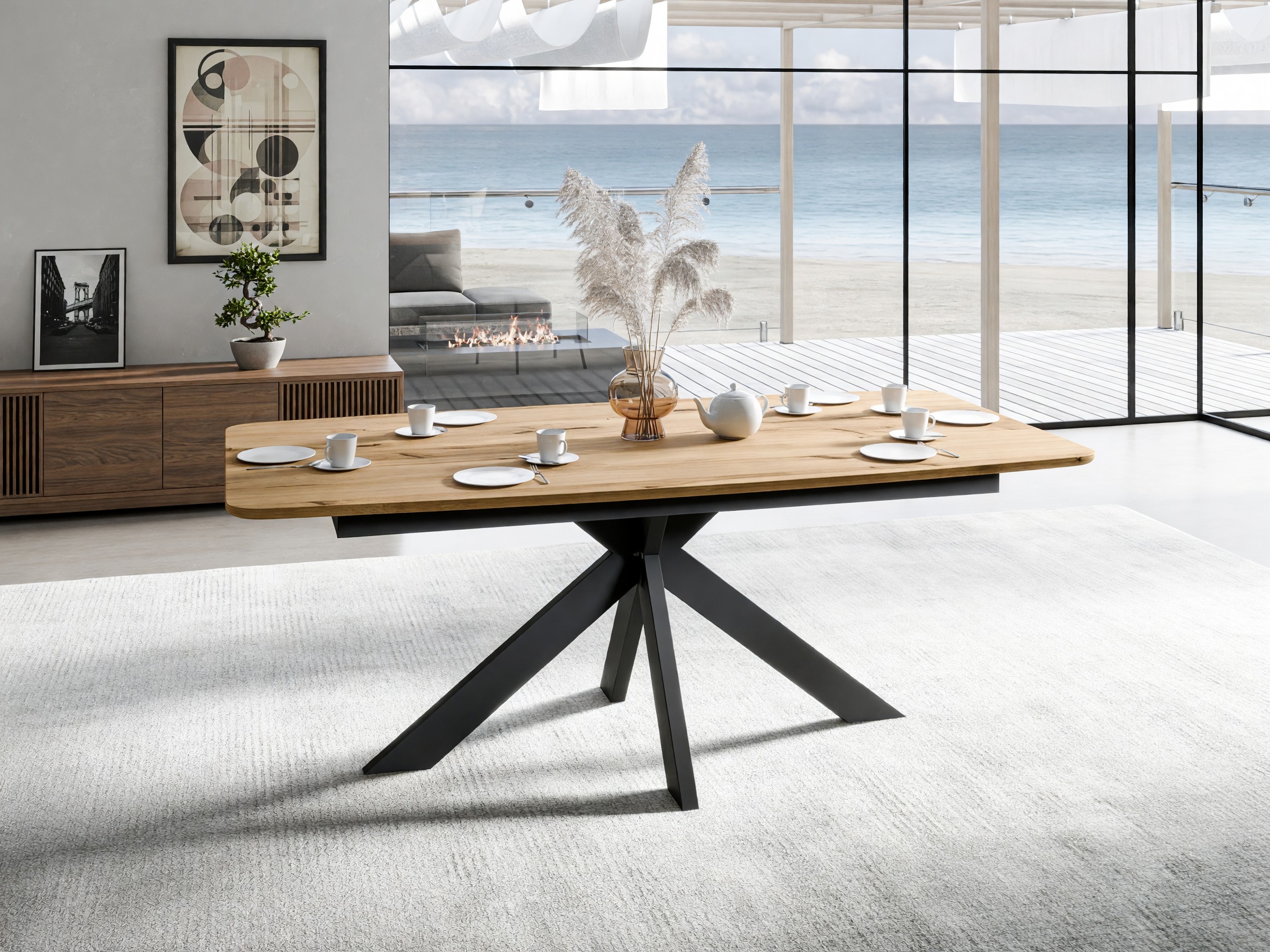 Table Ogden 175 (Light oak)