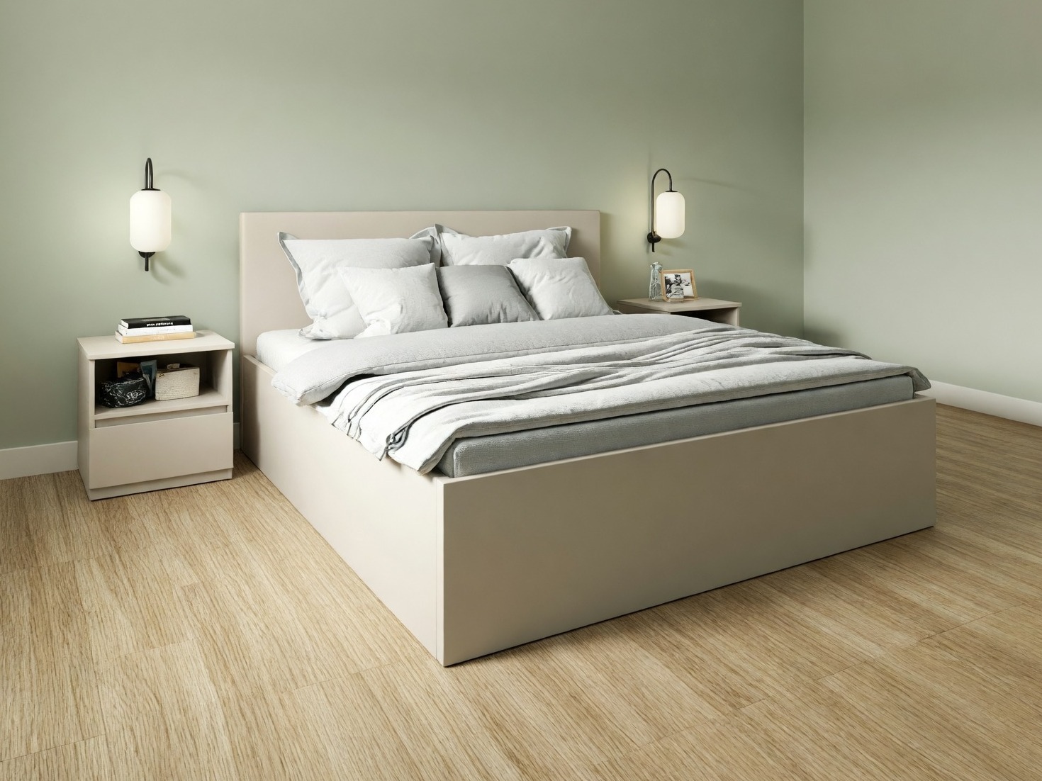 Bed Livevaro 126 (Cashmere)