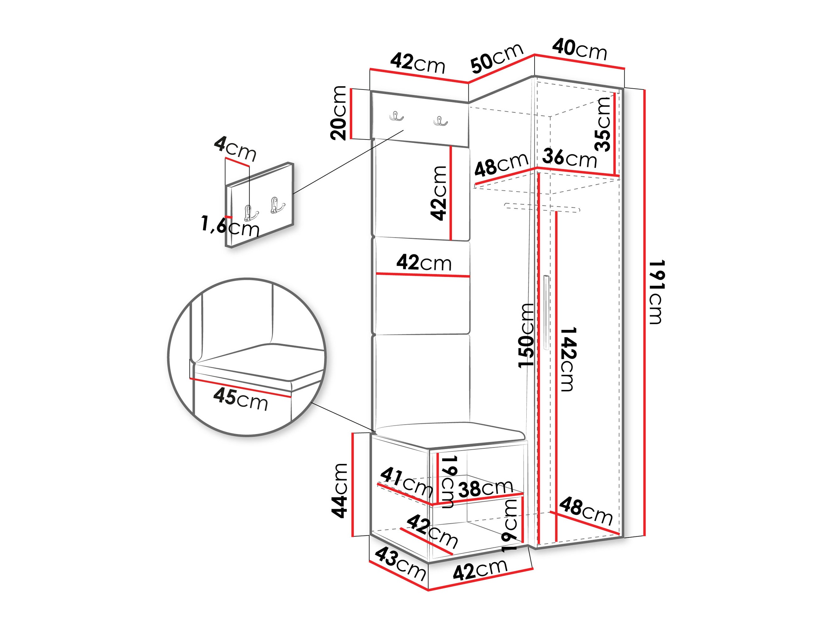 Hallway set Nitos III (Soft 011)