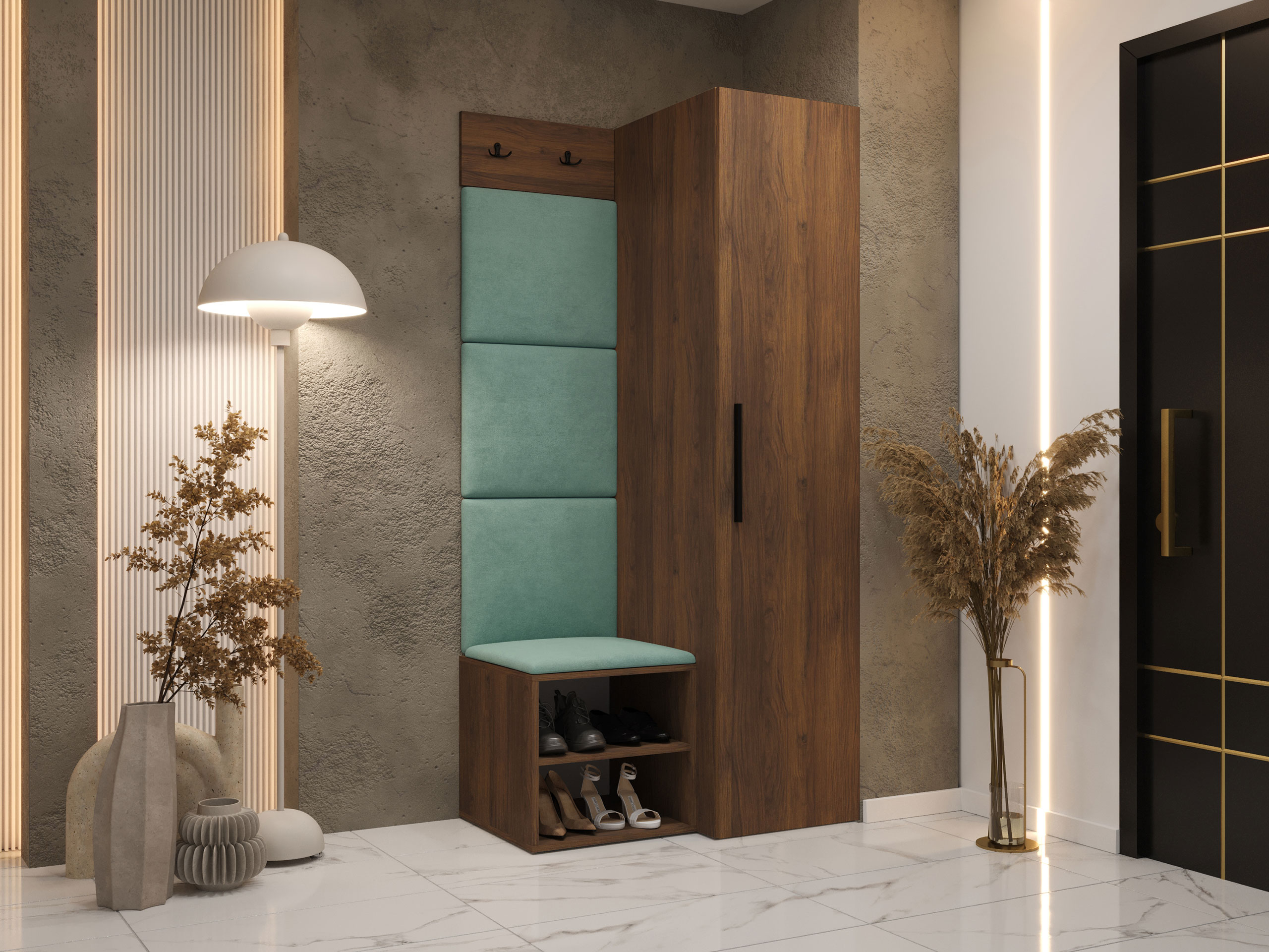 Hallway set Nitos III (Walnut)