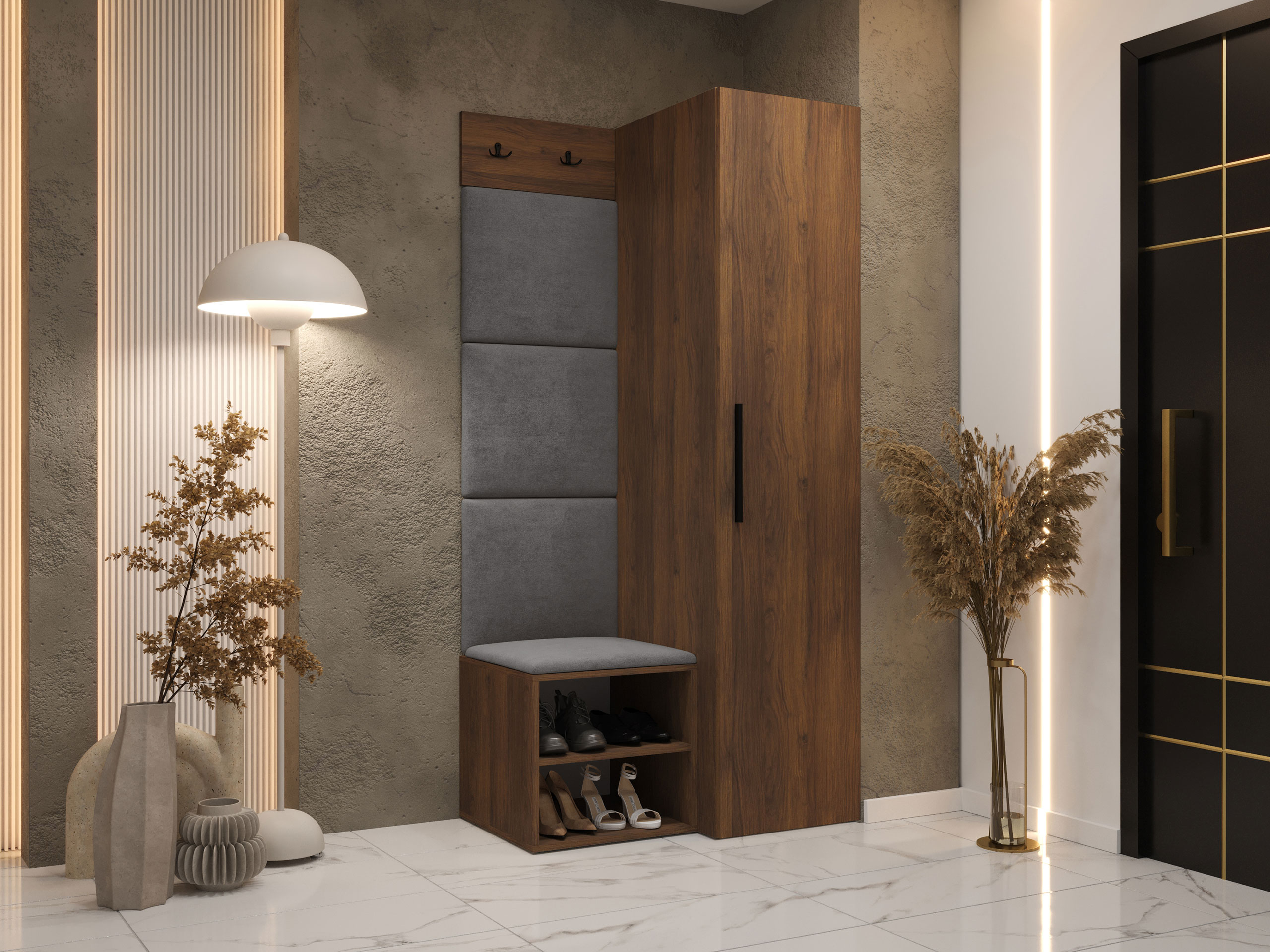 Hallway set Nitos III (Walnut)