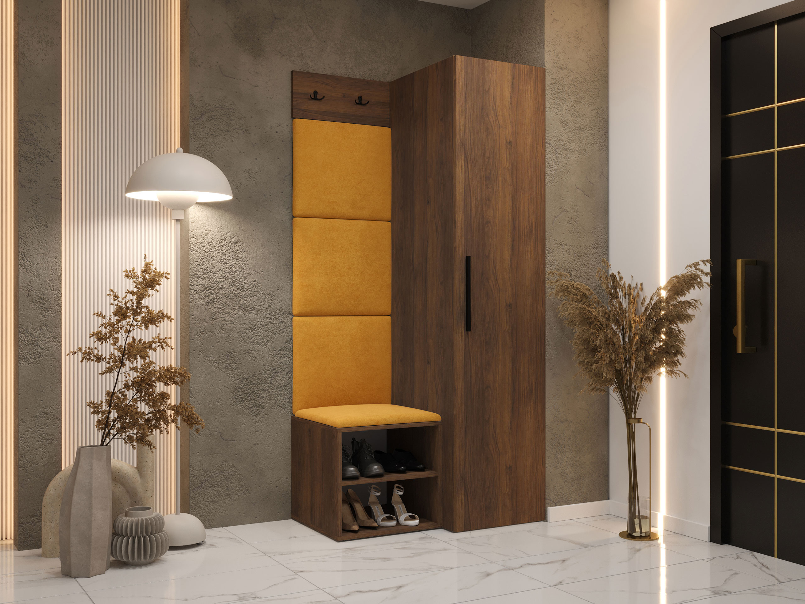 Hallway set Nitos III (Walnut)