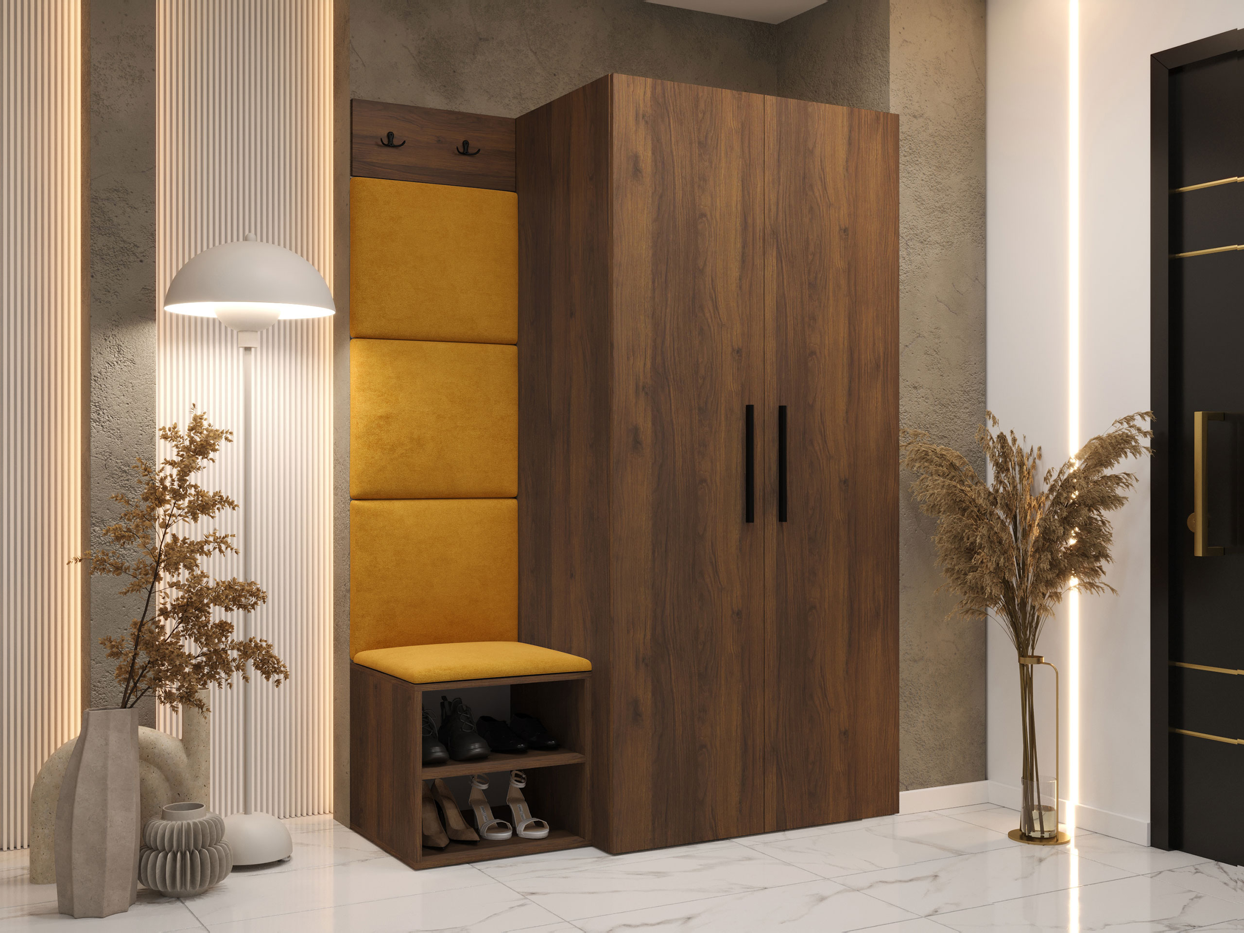 Hallway set Nitos IV (Walnut)