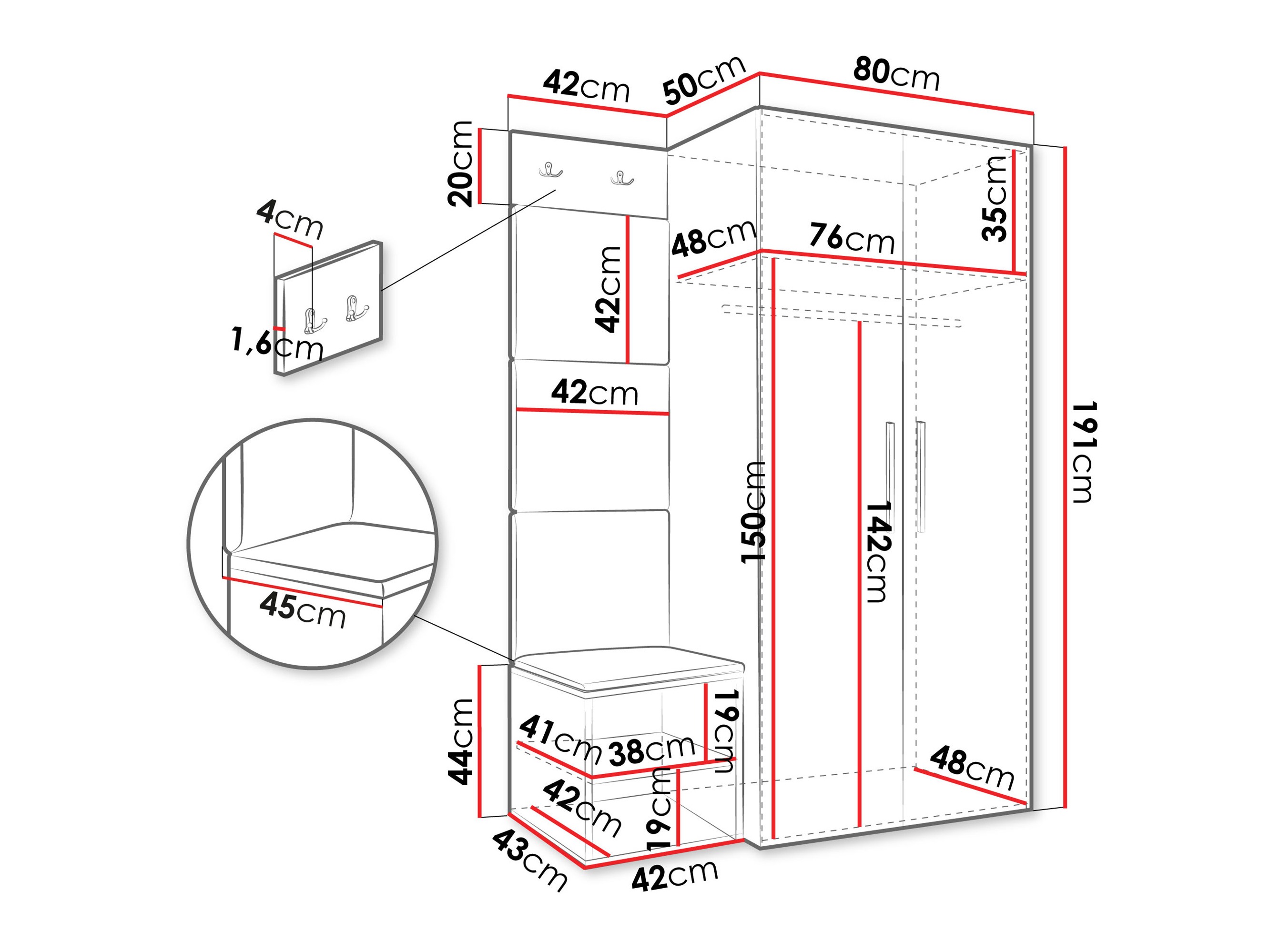 Hallway set Nitos IV (Soft 011)
