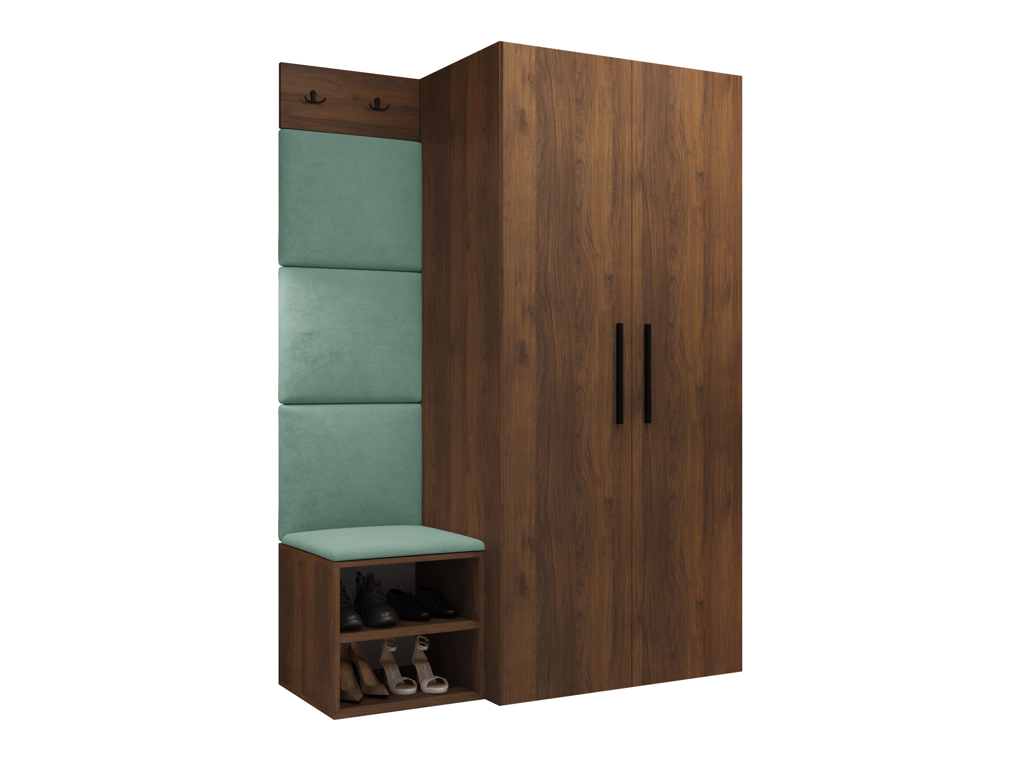 Hallway set Nitos IV (Walnut)