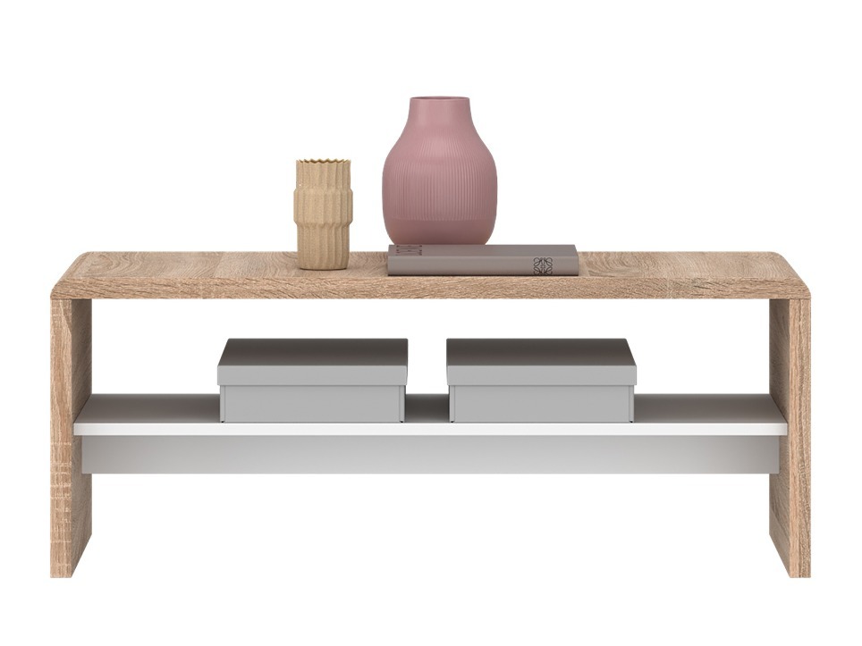 Coffee table Ontario 234 (Sonoma oak + Pearl white)
