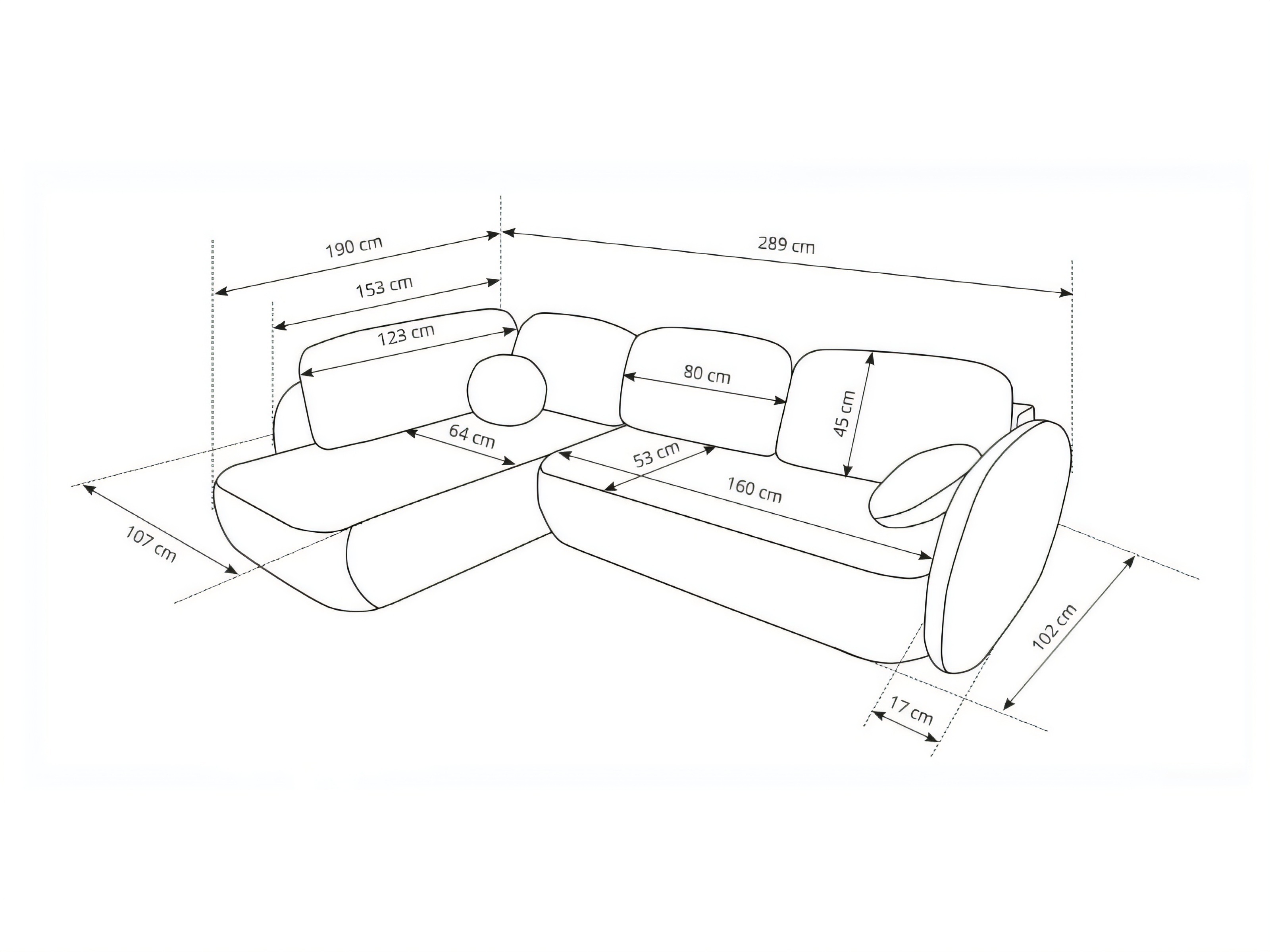 Corner sofa Kingston 208 (Egon 42)