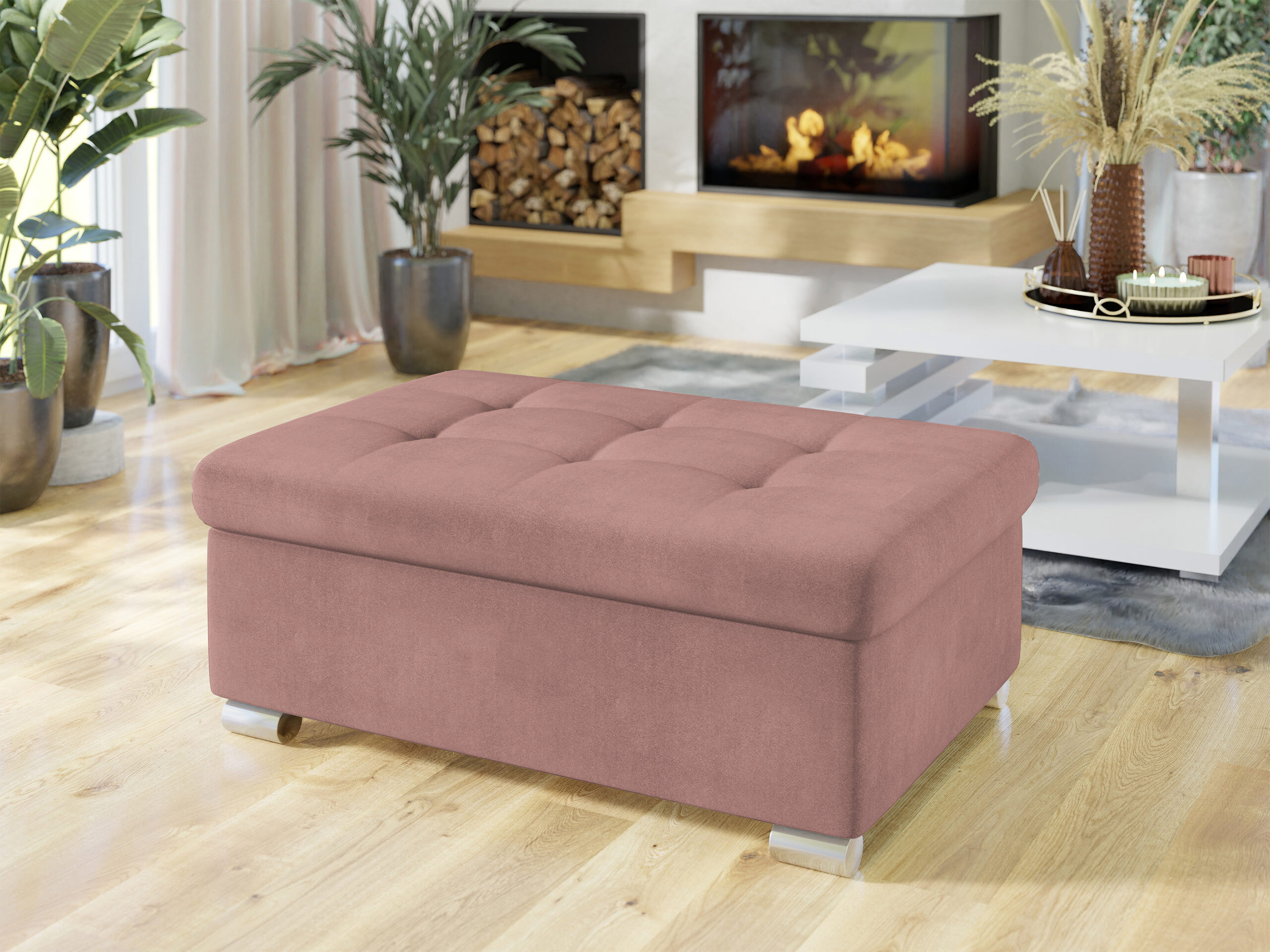 Upholstered bench Comfivo Gemma I (Venus Velvet 2918)