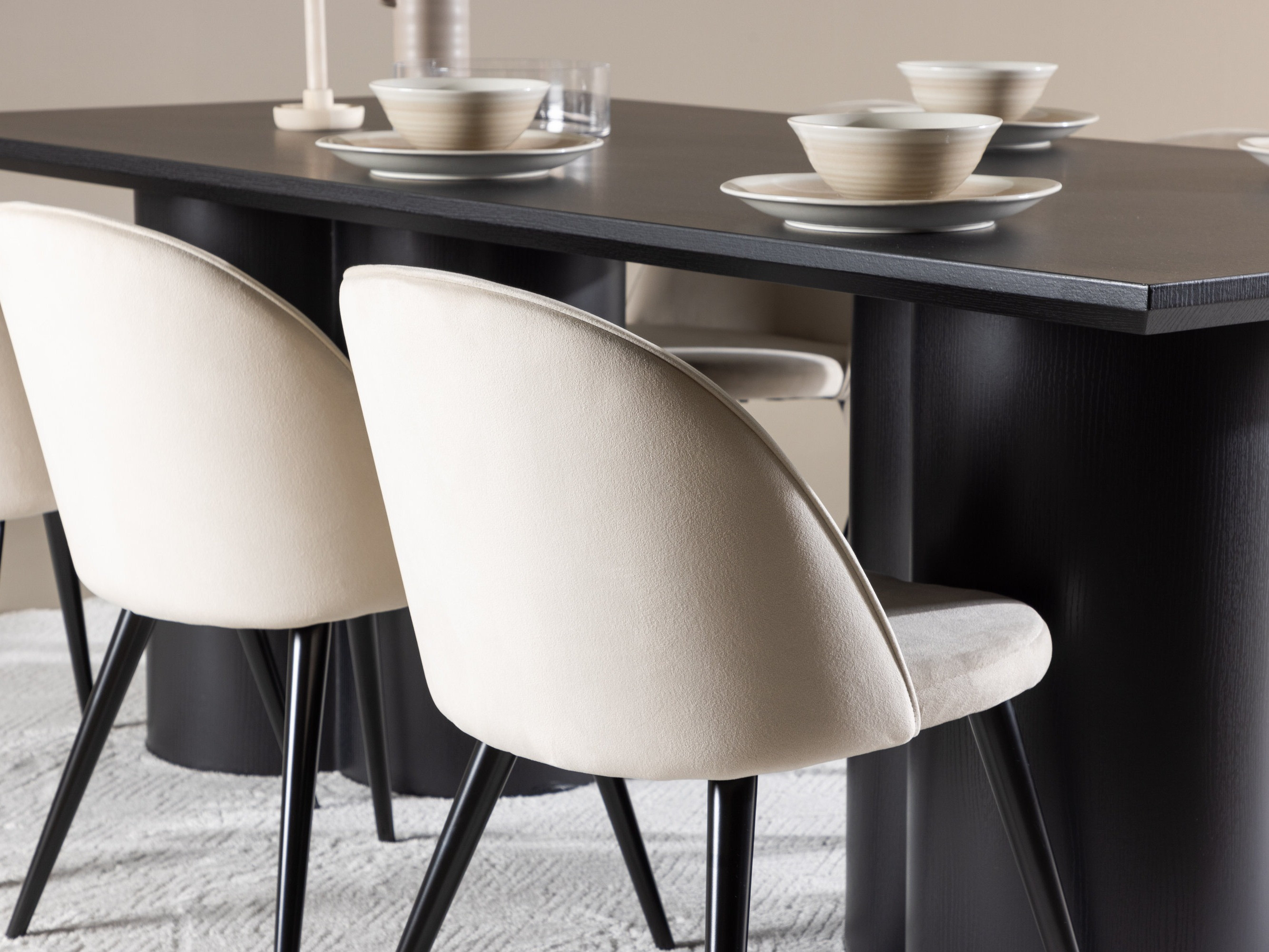 Dining set Dallas 5330 (Black)