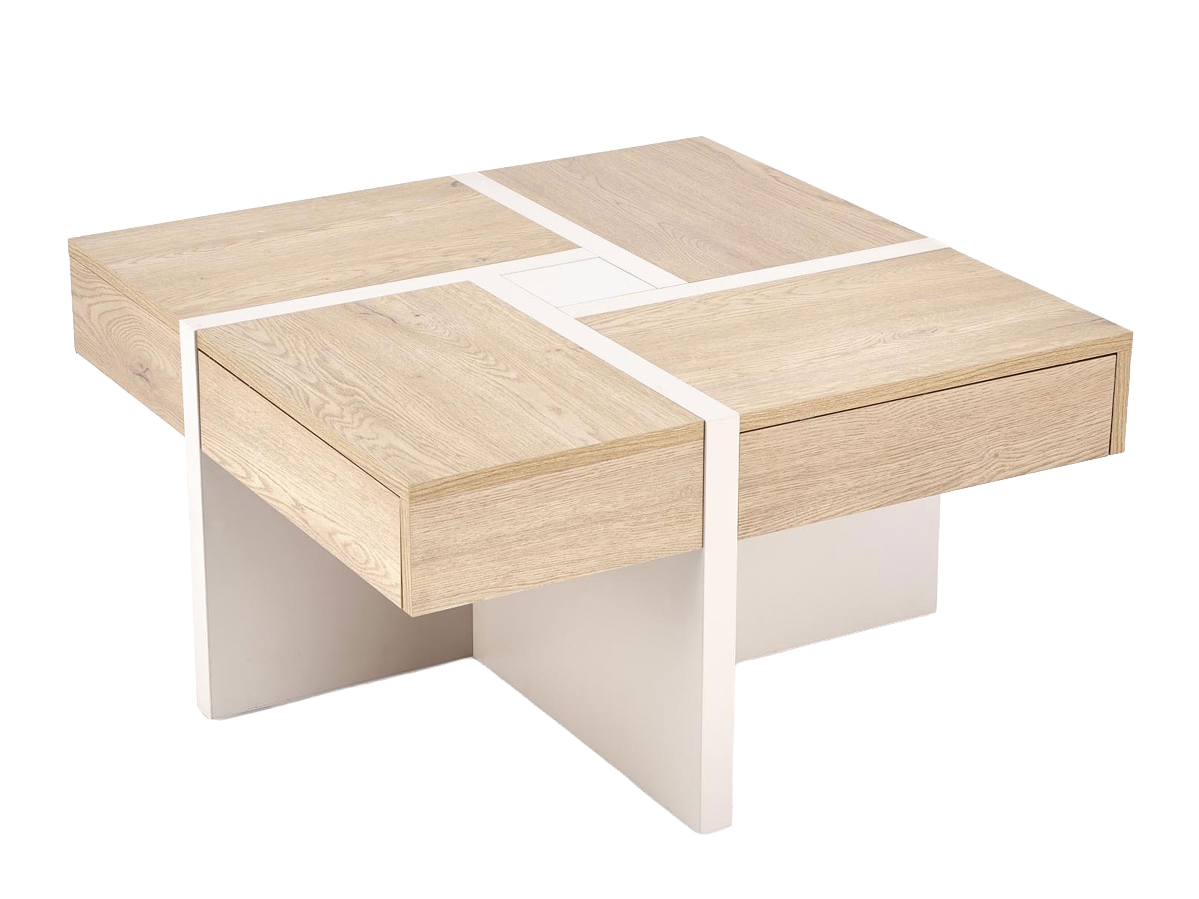 Coffee table Houston 1698 (Cremona oak + Cashmere)
