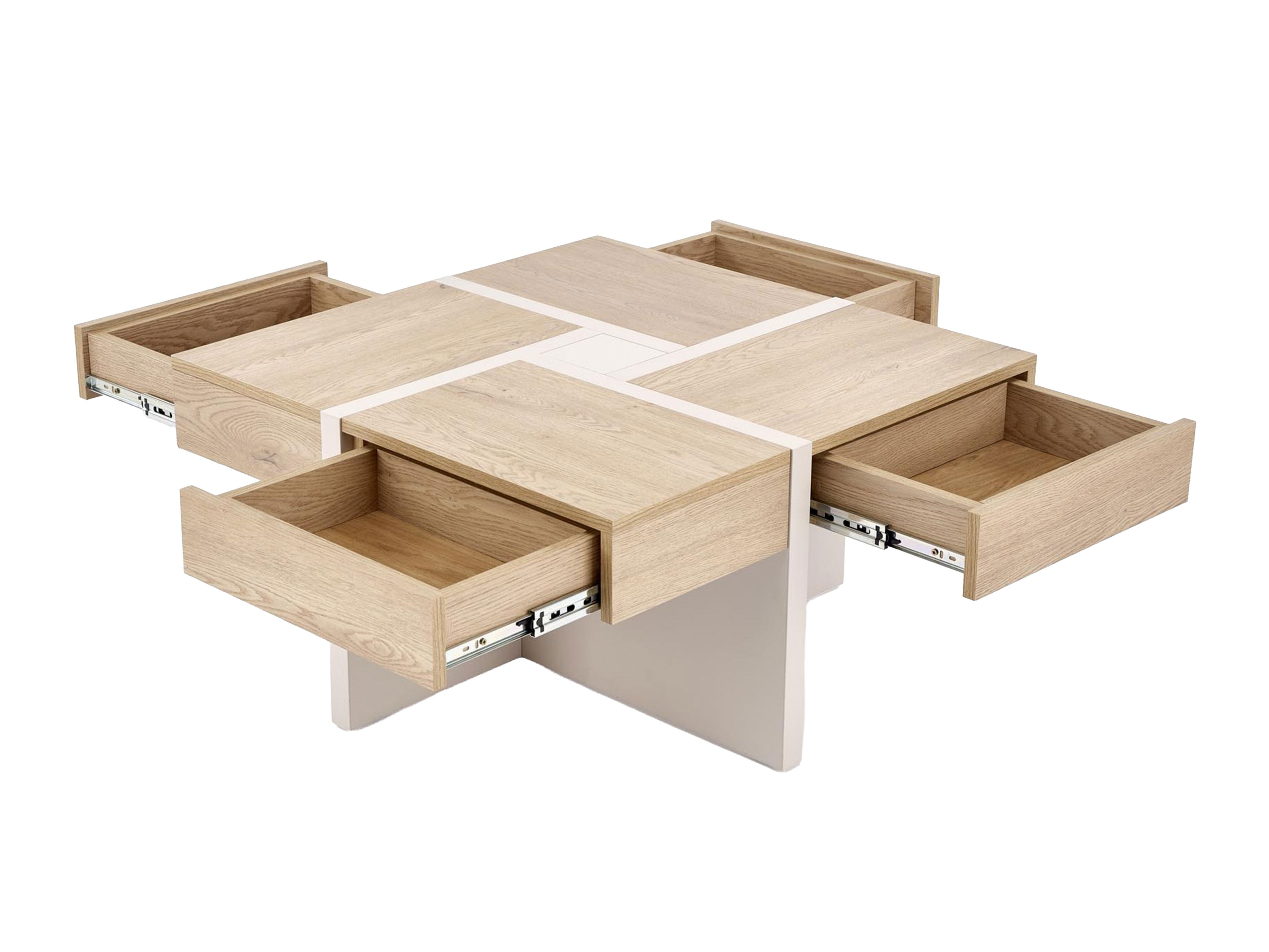 Coffee table Houston 1698 (Cremona oak + Cashmere)