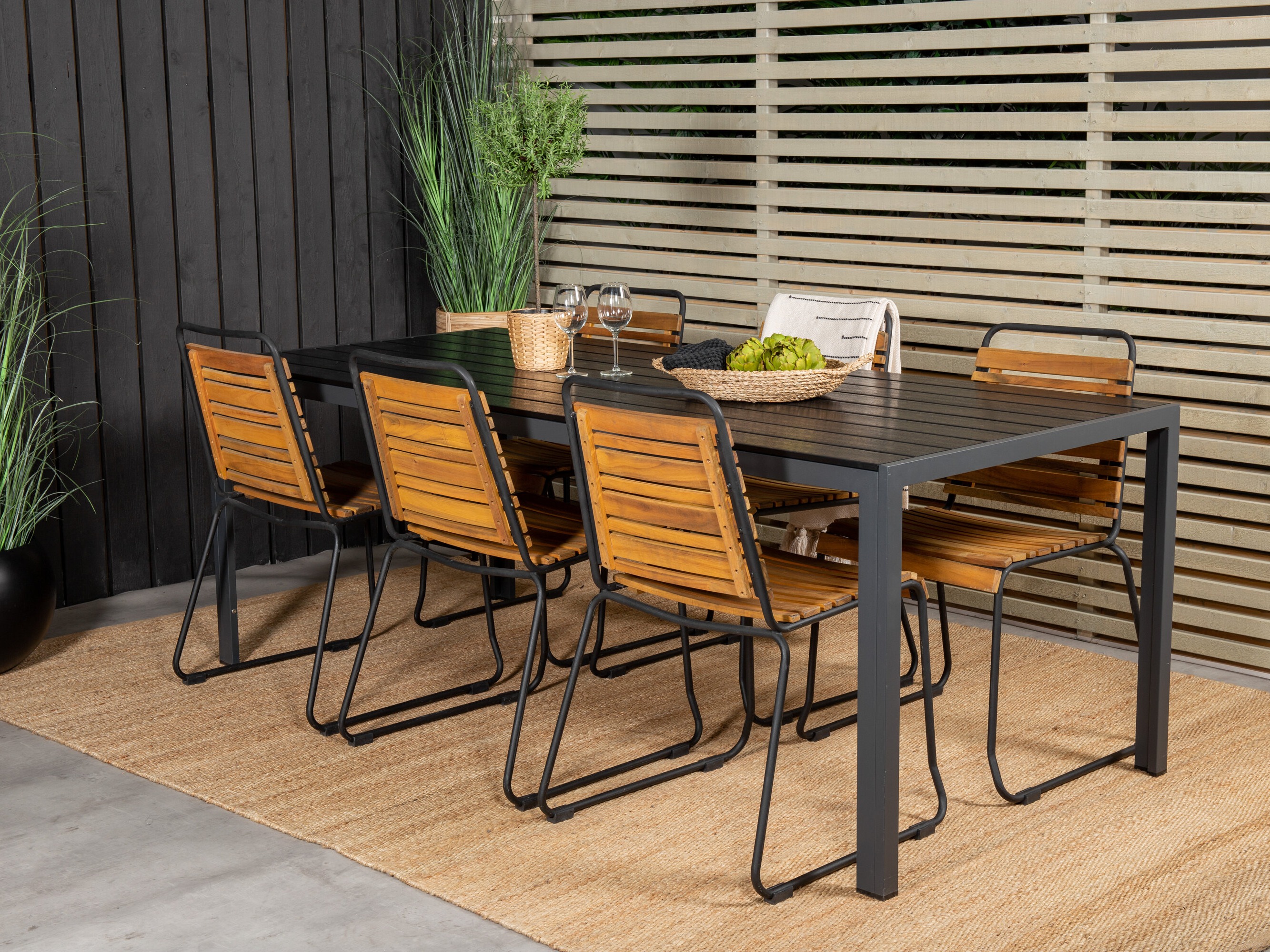 Table and chairs set Dallas 5334