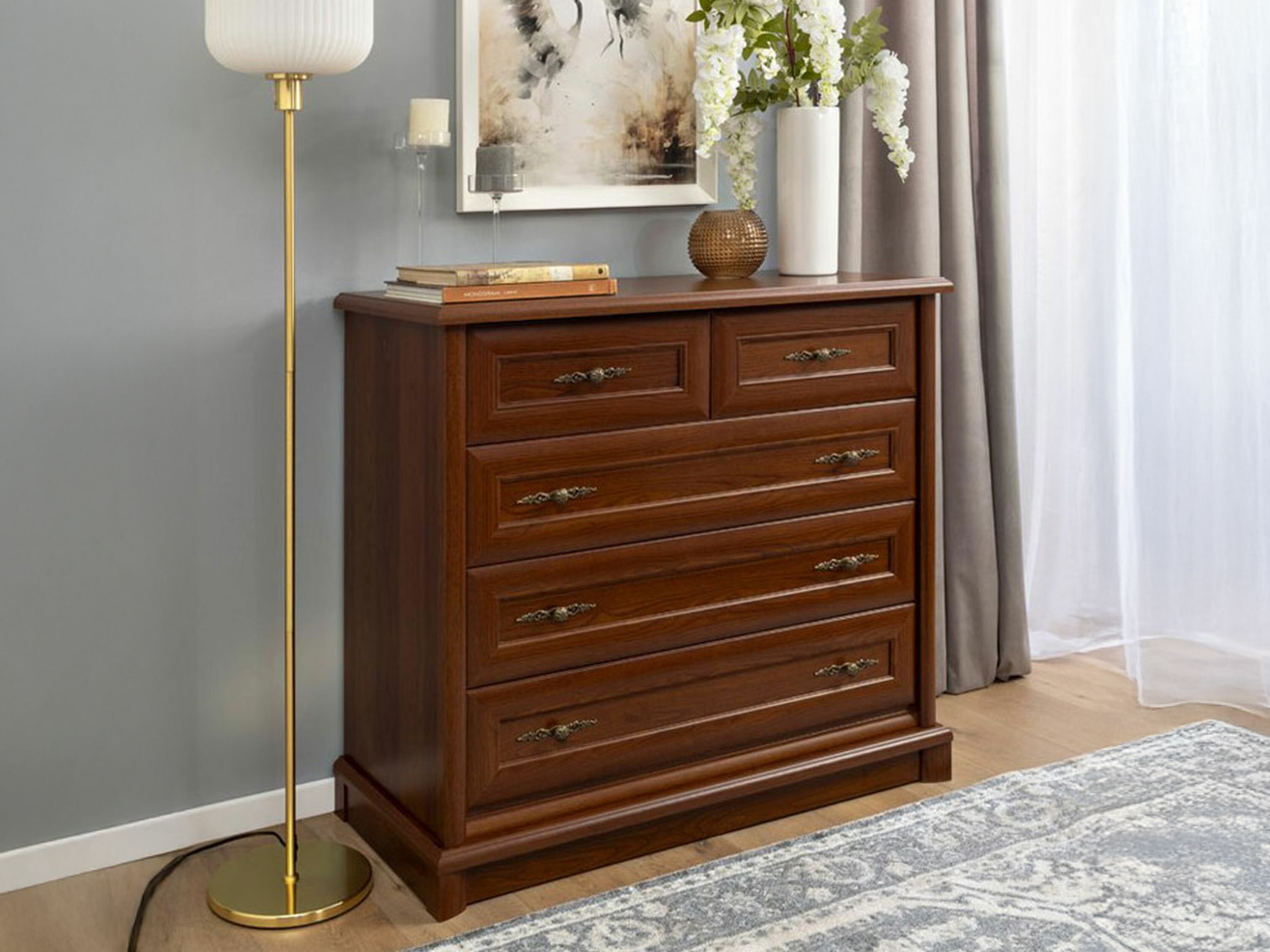 Chest of drawers SI205 with damaged packaging