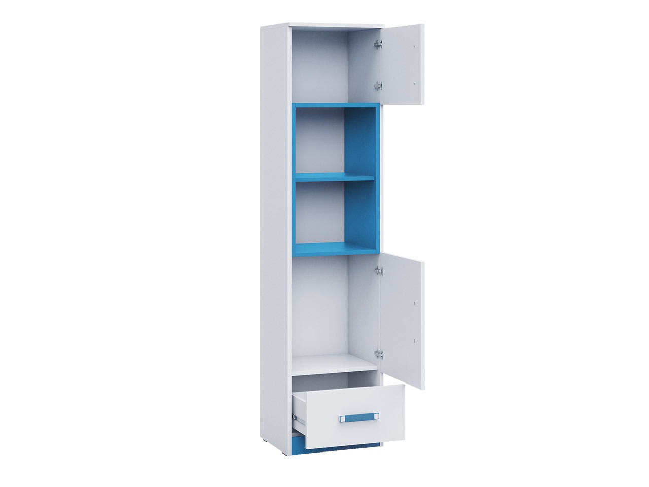 Children's room set Sorviru 107 (White + Turquoise)