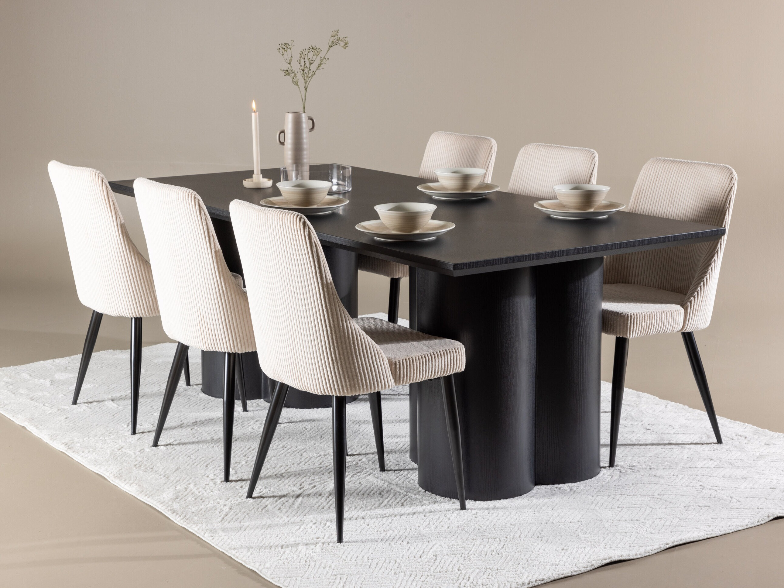 Dining set Dallas 5179 (Black)