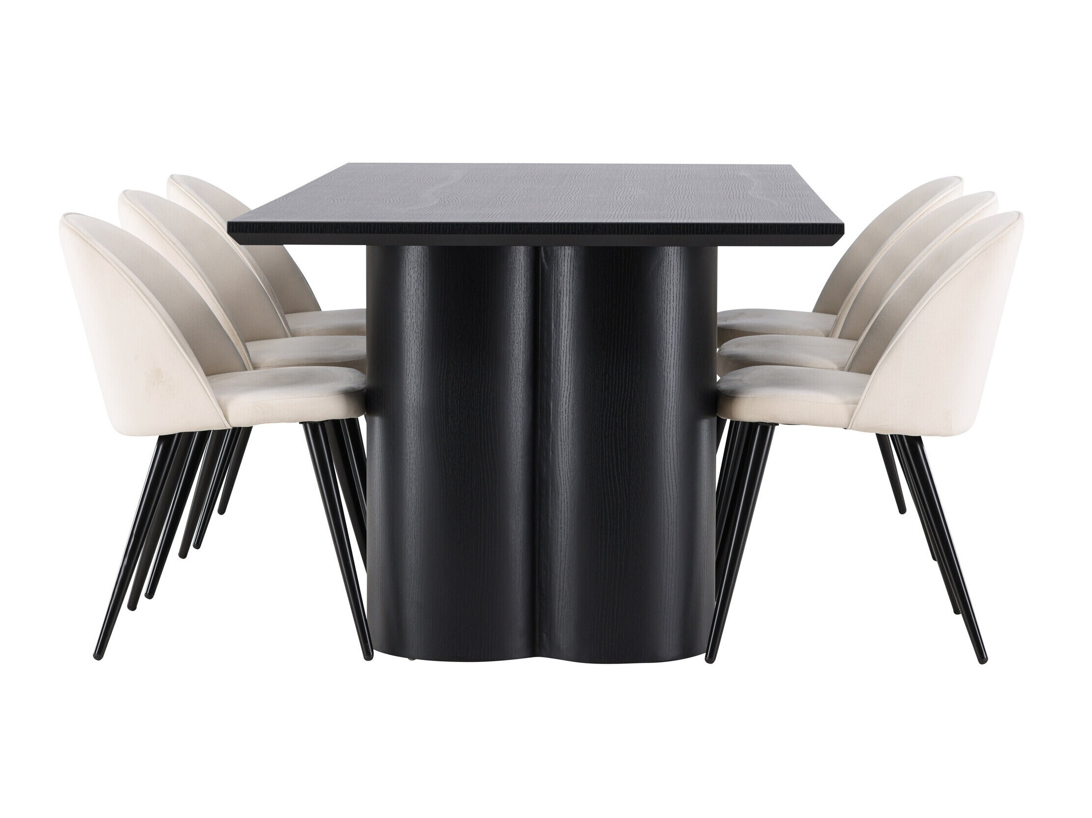 Dining set Dallas 5330 (Black)
