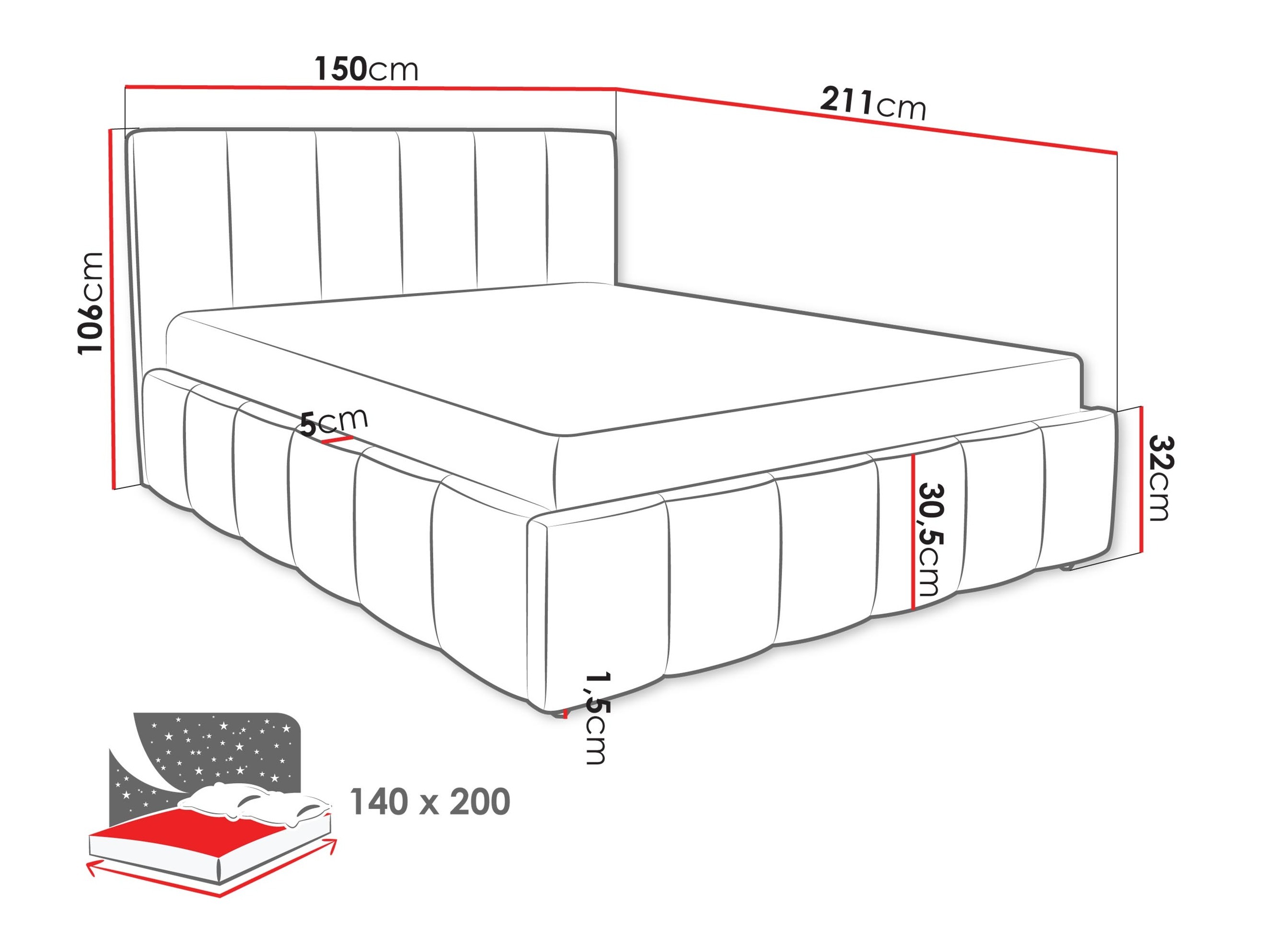 Bed Linis (Lambi 03)