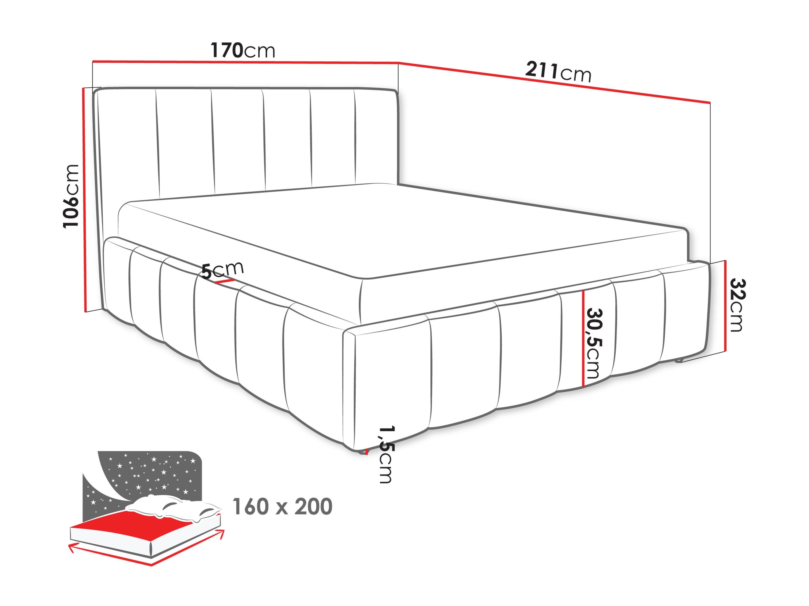 Bed Linis (Lambi 03)