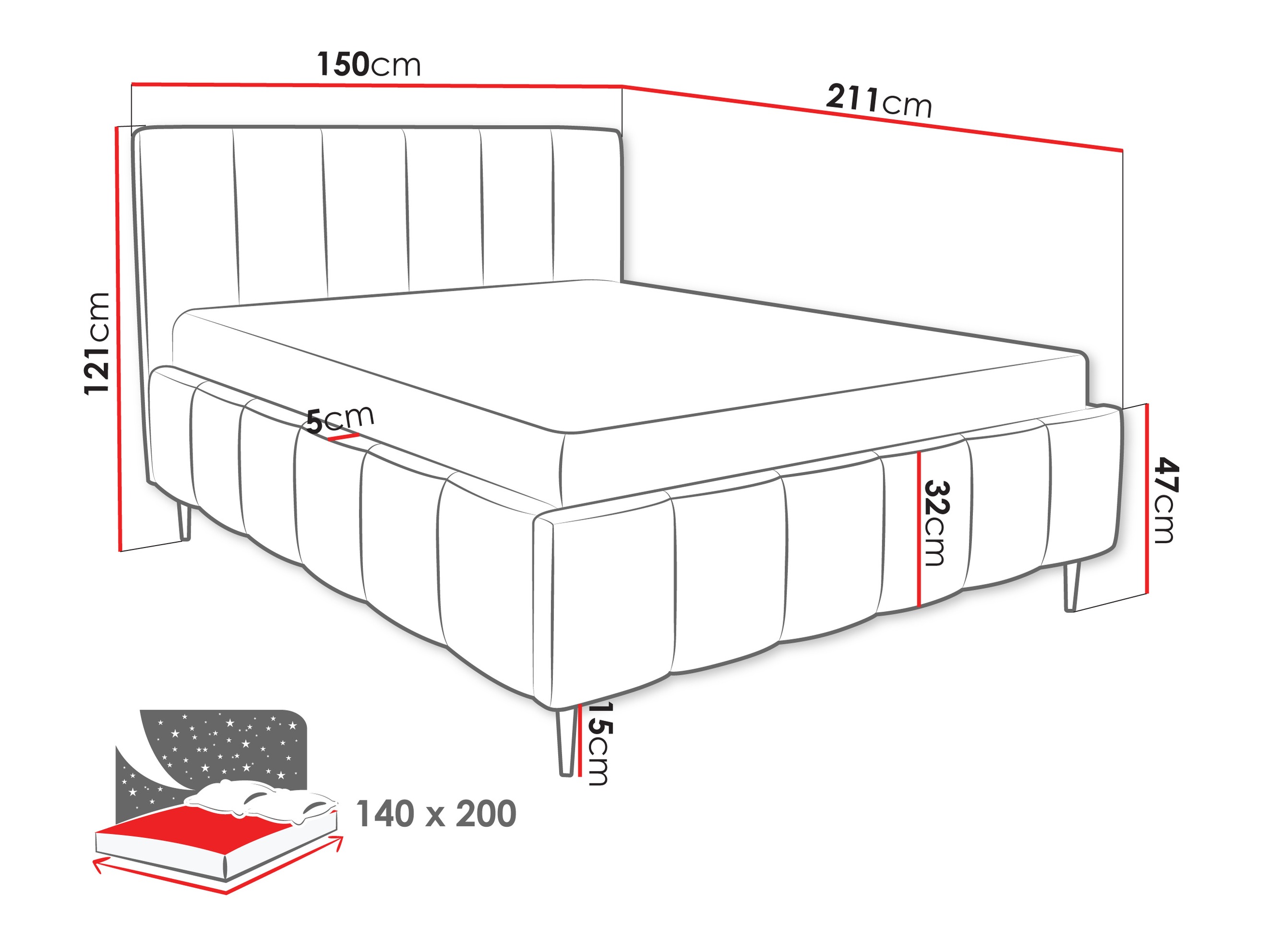 Bed Linis I (Lambi 01)