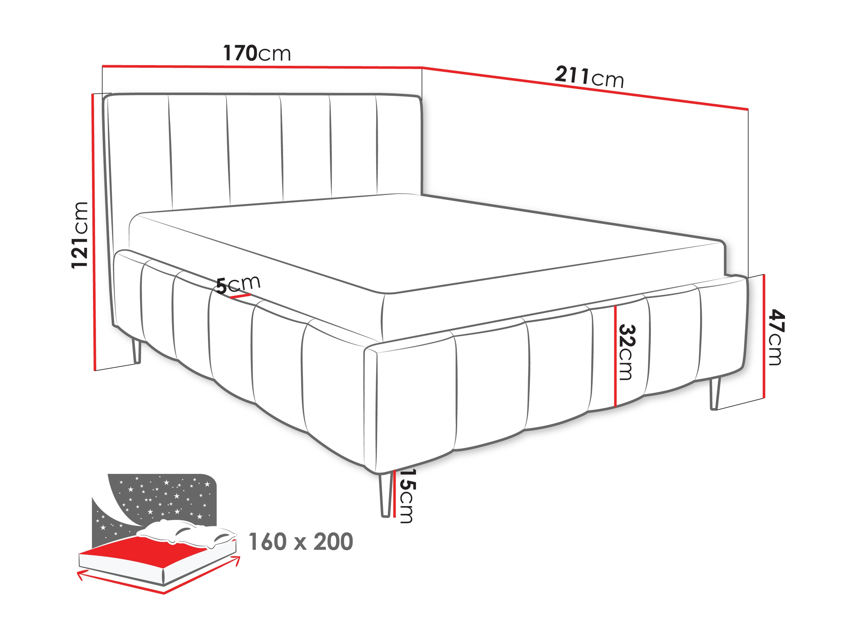 Bed Linis I (Lambi 04)