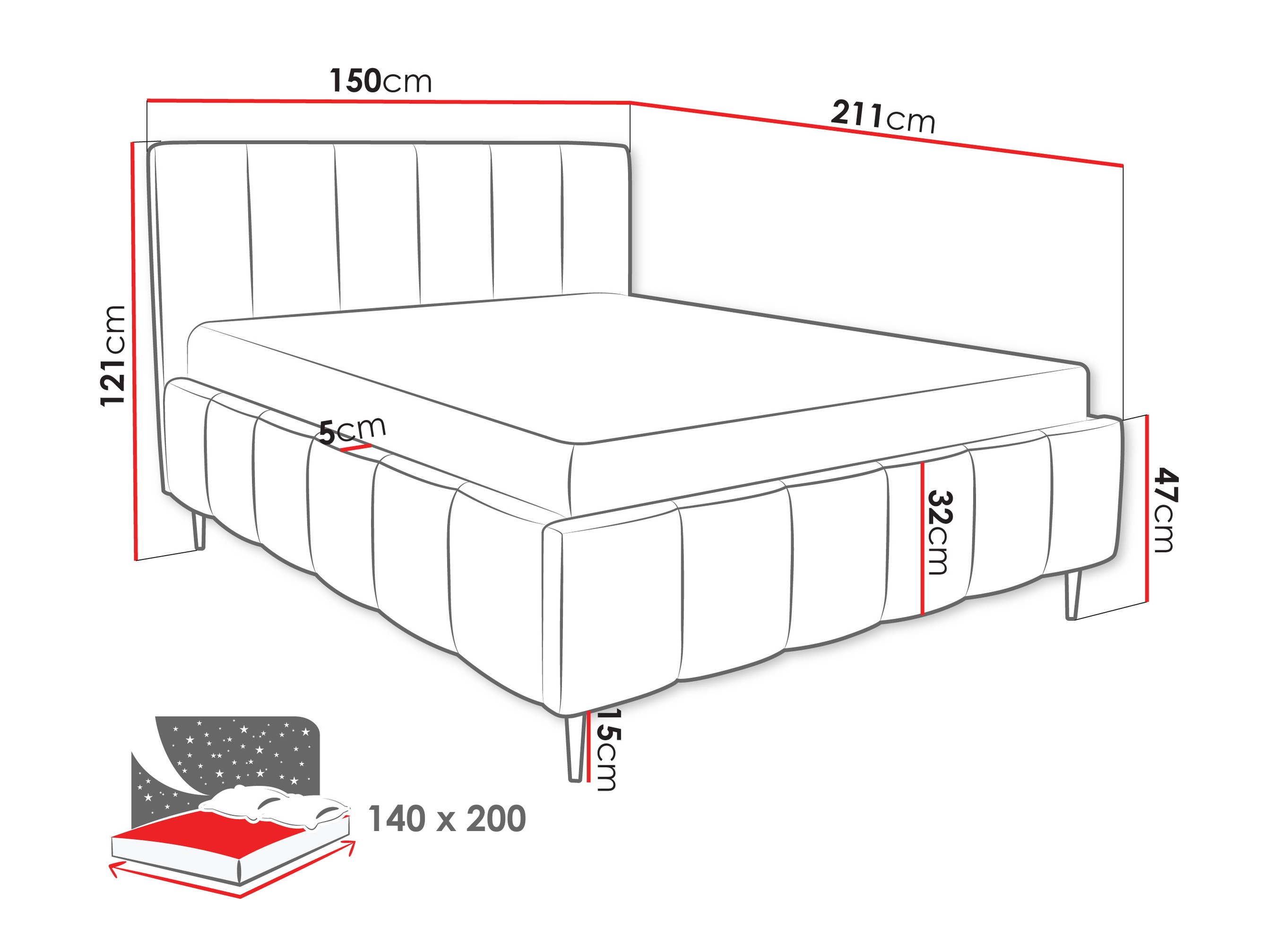 Bed Linis I (Lambi 04)